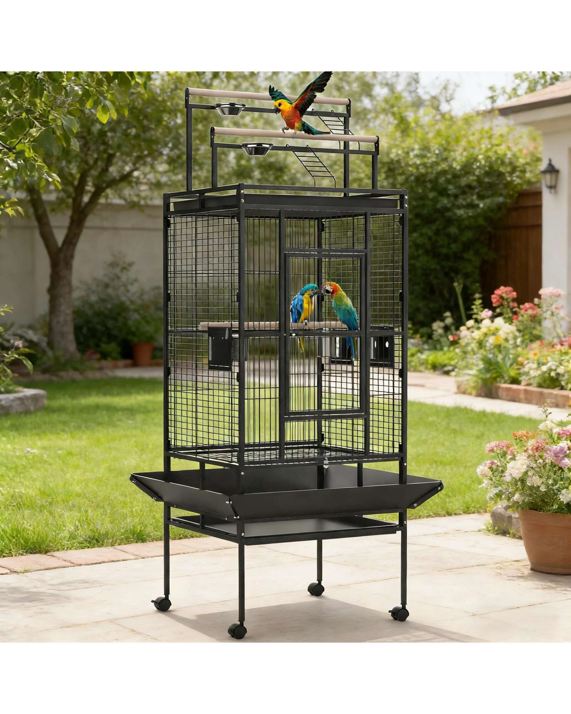 3 Advwin Bird Cage 176CM Parrot Aviary, 3 of 10