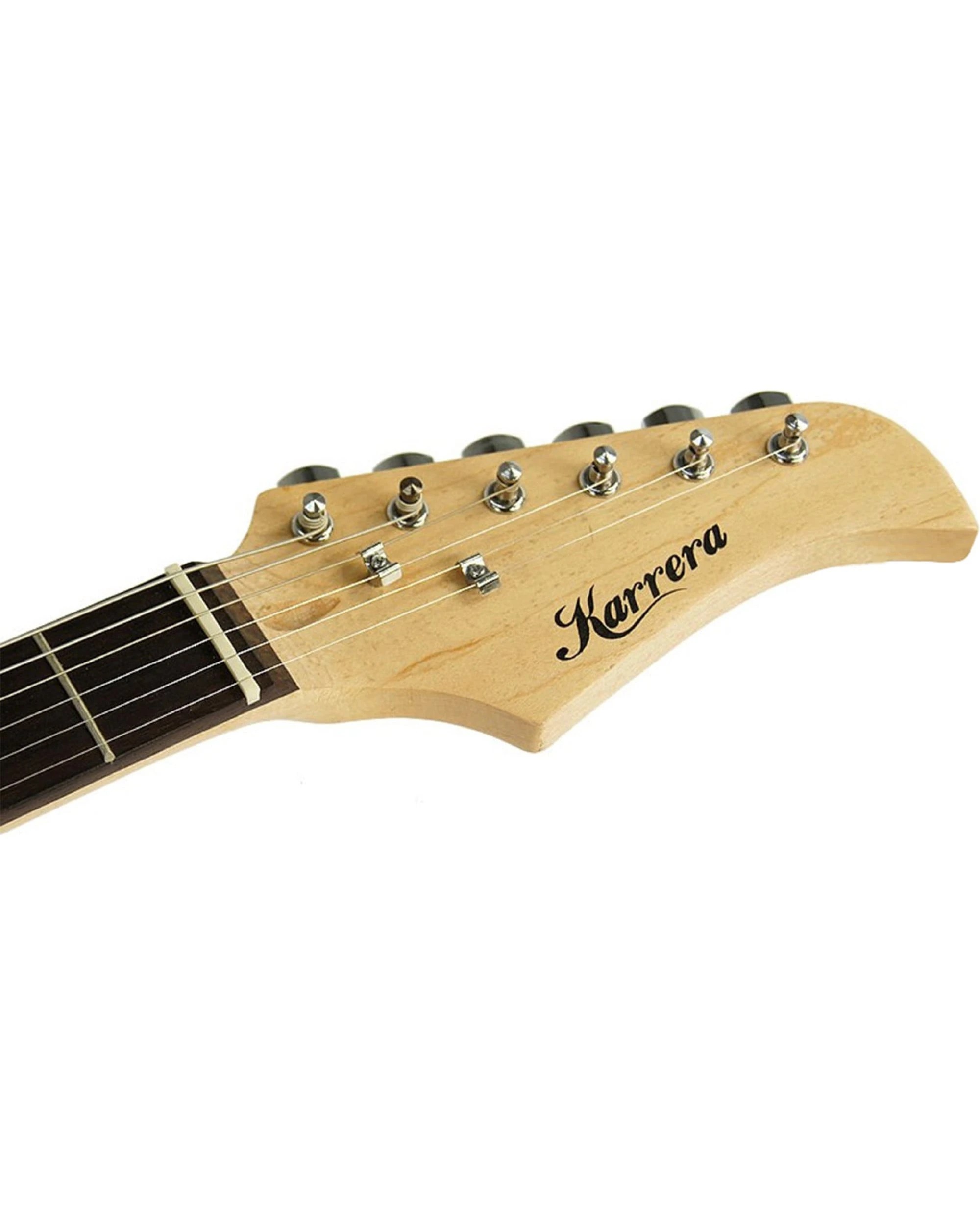 5 Karrera Electric Guitar Music 6-String Instrument Full Size Black, 5 of 5