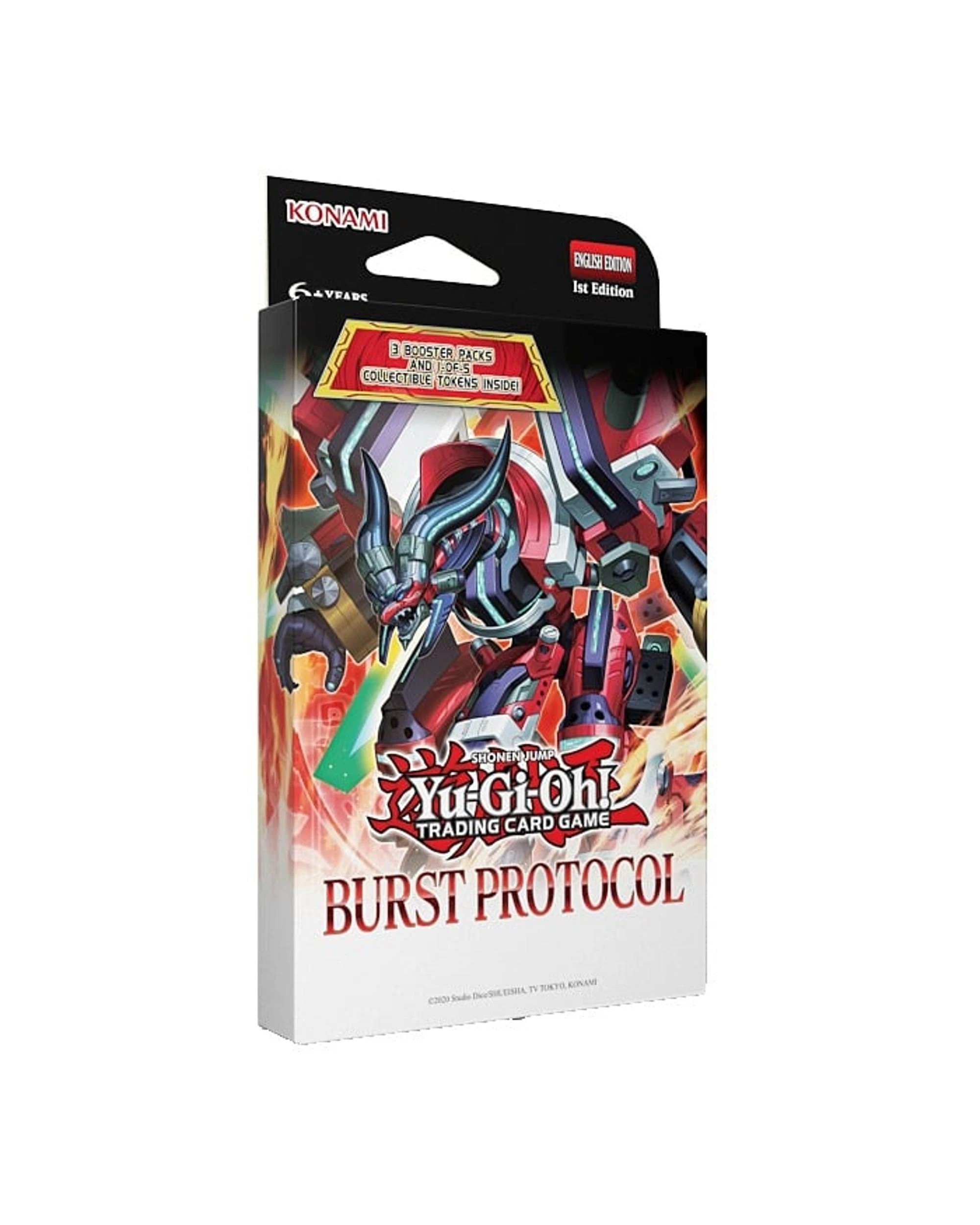 1 Yu-Gi-Oh! TCG: Burst Protocol 3 Booster Pack Tuckbox, 1 of 2