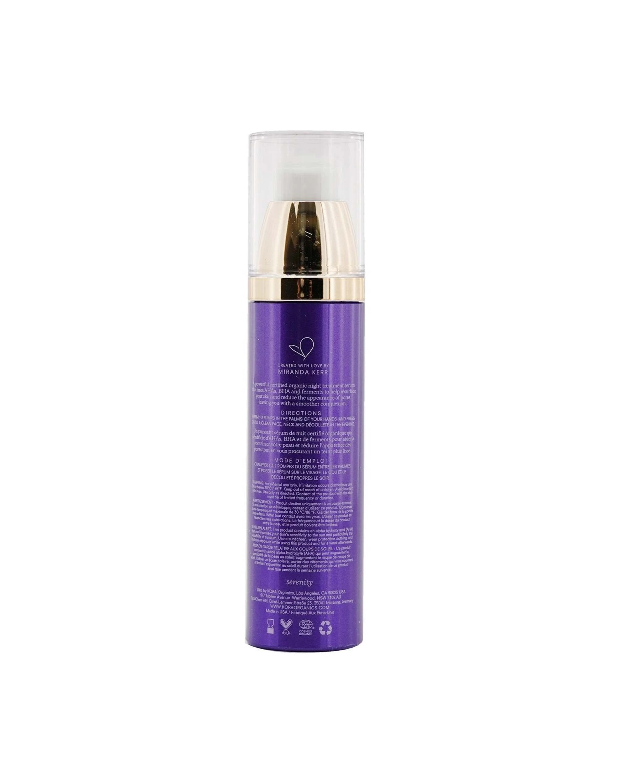 3 Kora Organics Noni Night AHA Resurfacing Serum 30ml/1.01oz, 3 of 3