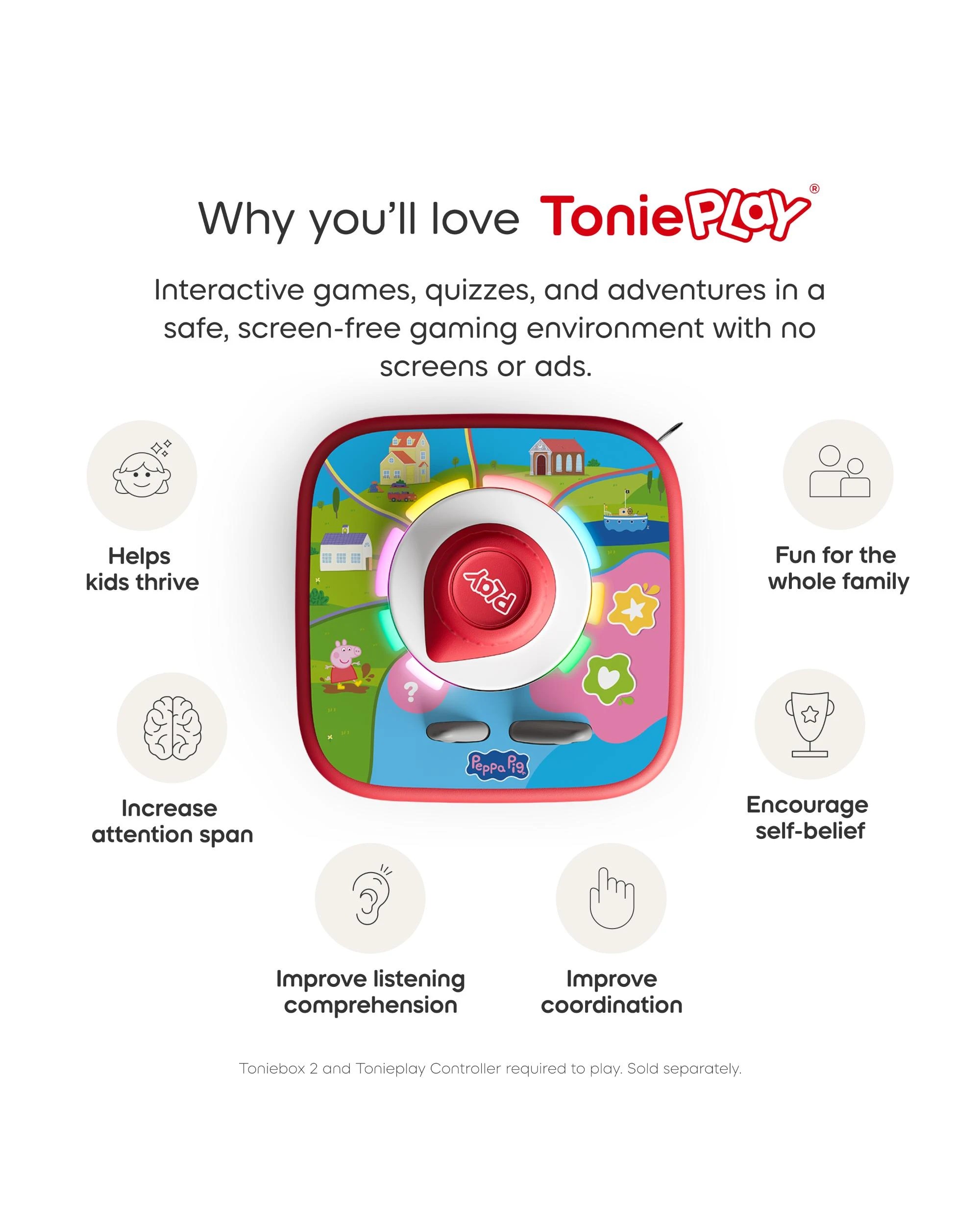 5 Tonies  Peppa Pig - Playdate with Peppa Tonieplay Game - Multi, 5 of 8