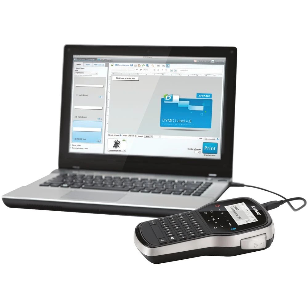 3 DYMO LabelManager Handheld Label Maker 280P, 3 of 7