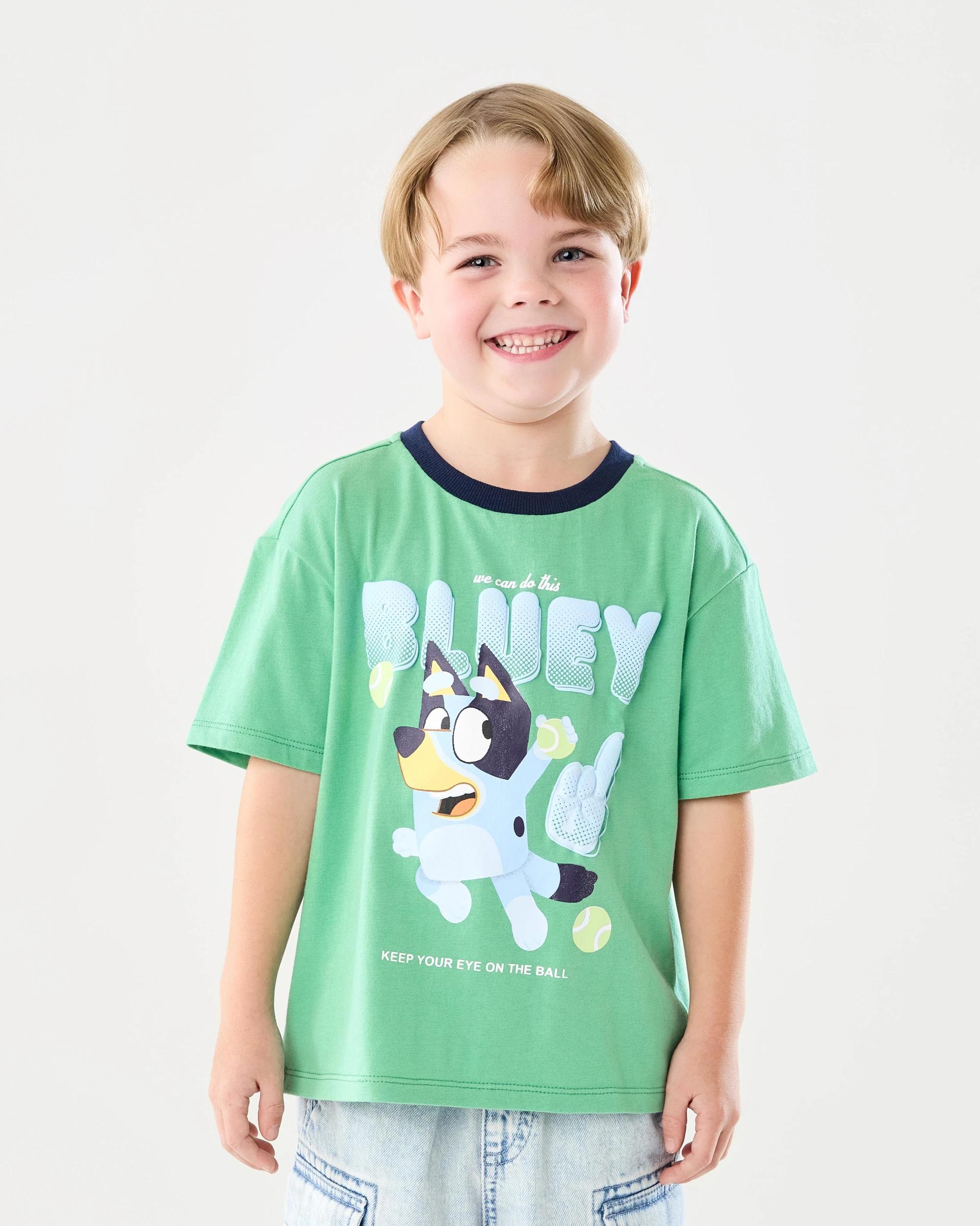 1 Bluey License Print T-shirt Bluey, 1 of 6