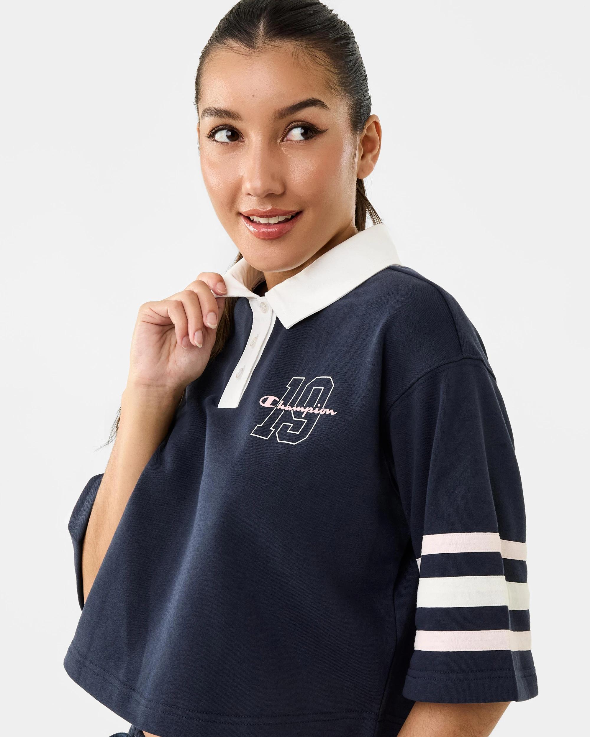 5 Champion Varsity Womens Polo Navy, 5 of 8