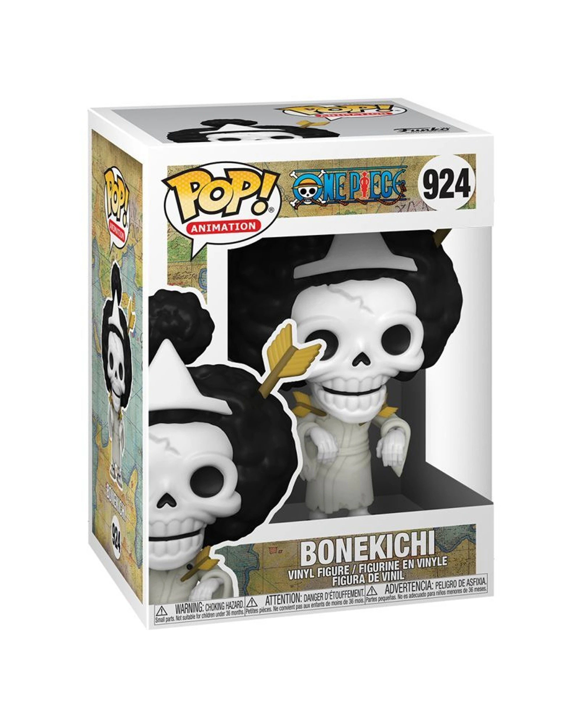 2 Pop! One Piece Brook 924 Vinyl Figurine Toy 10cm - Multi, 2 of 2