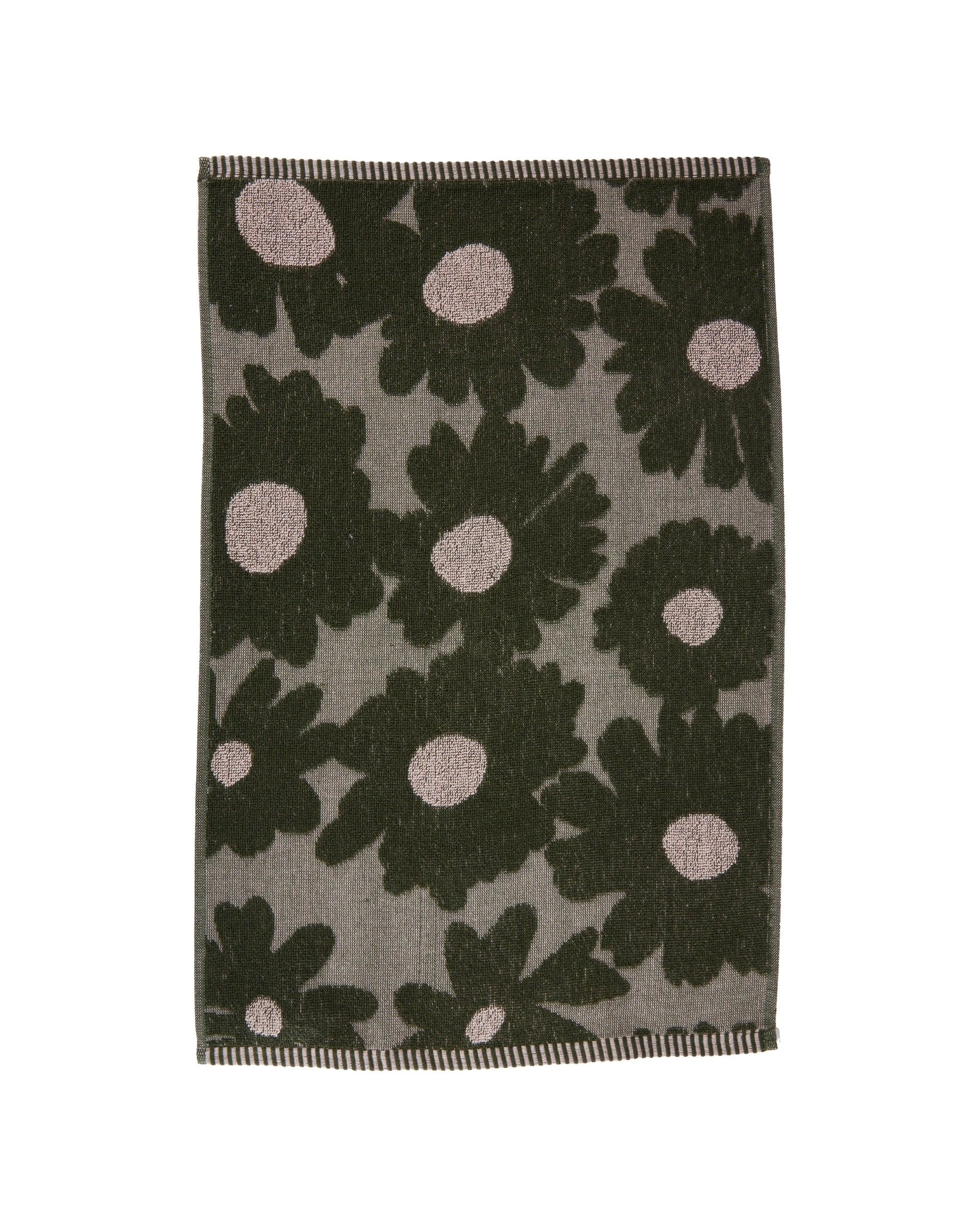 3 4 Pack Green Floral Terry Tea Towels, 3 of 7
