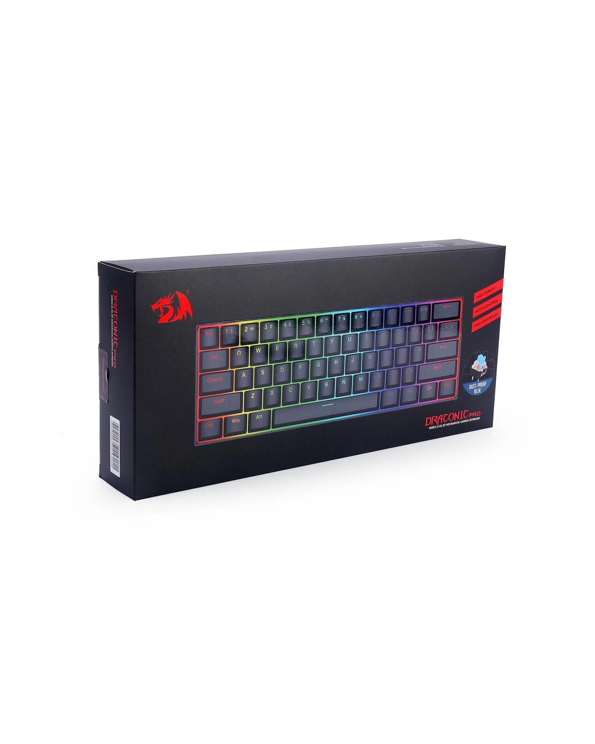 10 Redragon K530RGBPro Draconic Elite Black 60% Wireless Mechanical Keyboard, 10 of 10