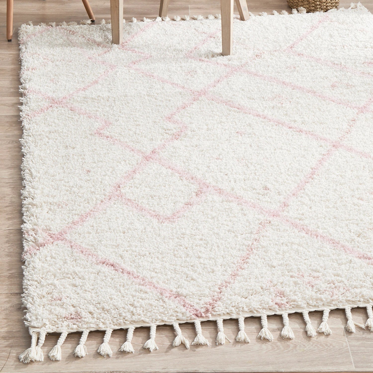 1 Common Ground Rugs Amber 44 400x300cm - Extra Extra Large Power Loomed Shag Rug - Natural, 1 of 7