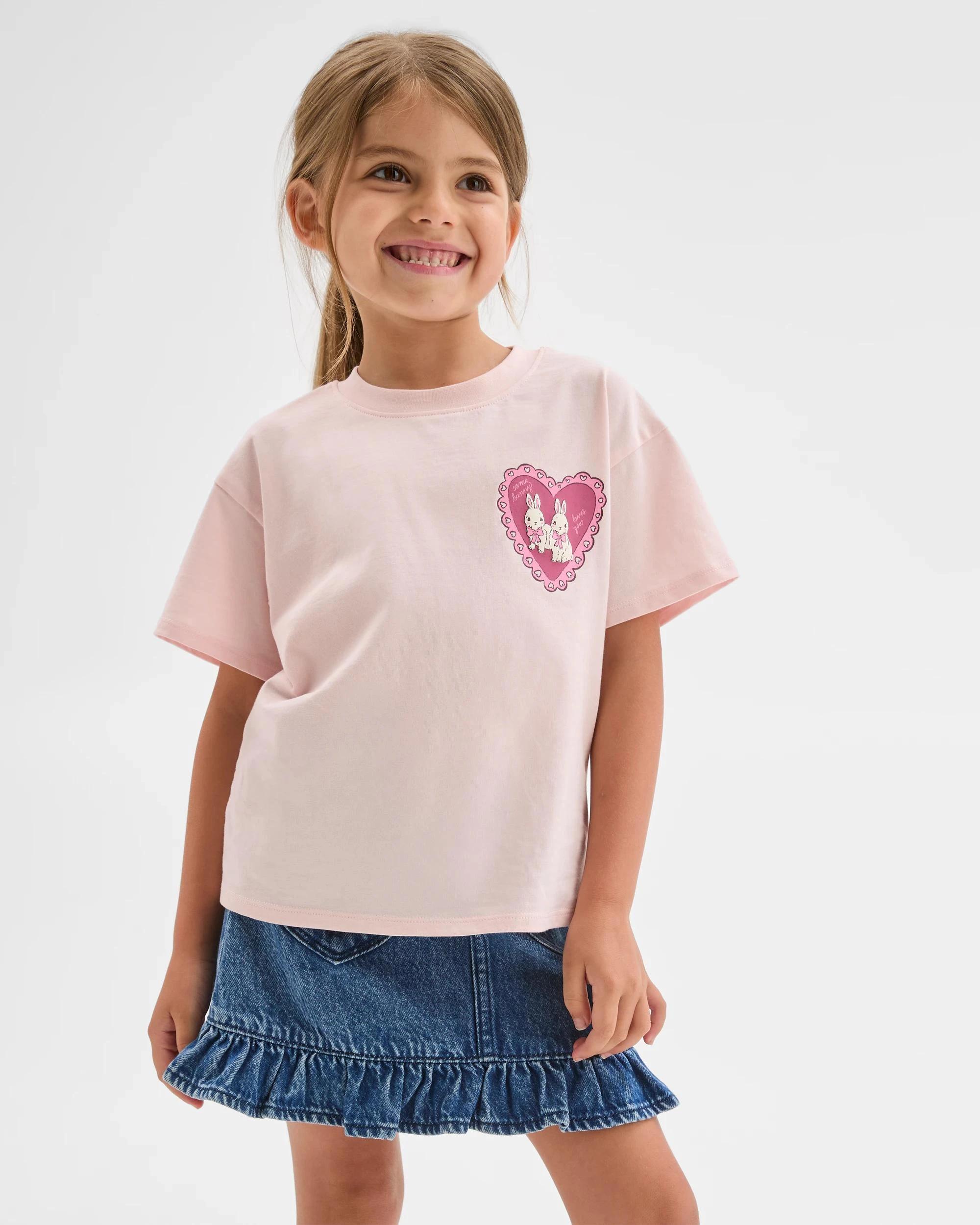 1 Target Easter Australian Cotton Fashion Print T-Shirt PINK, 1 of 7