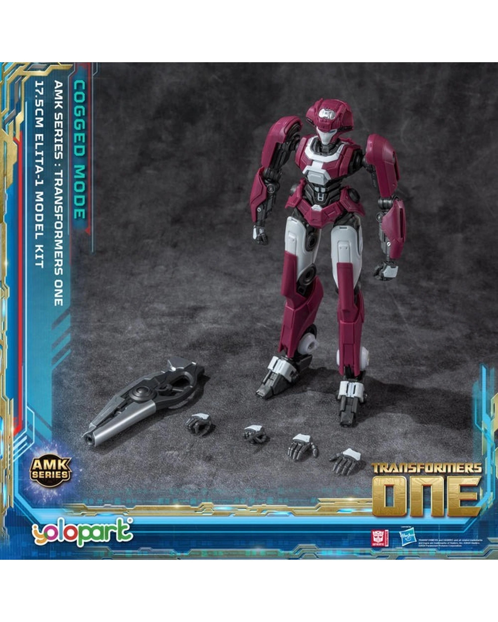 6 Yolopark Transformers One: Elita-1 Cogged Mode AMK Series Advance Model Kit, 6 of 6