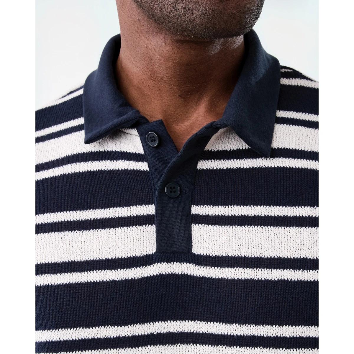 5 Stripe Polo Shirt Nvy Strp, 5 of 6