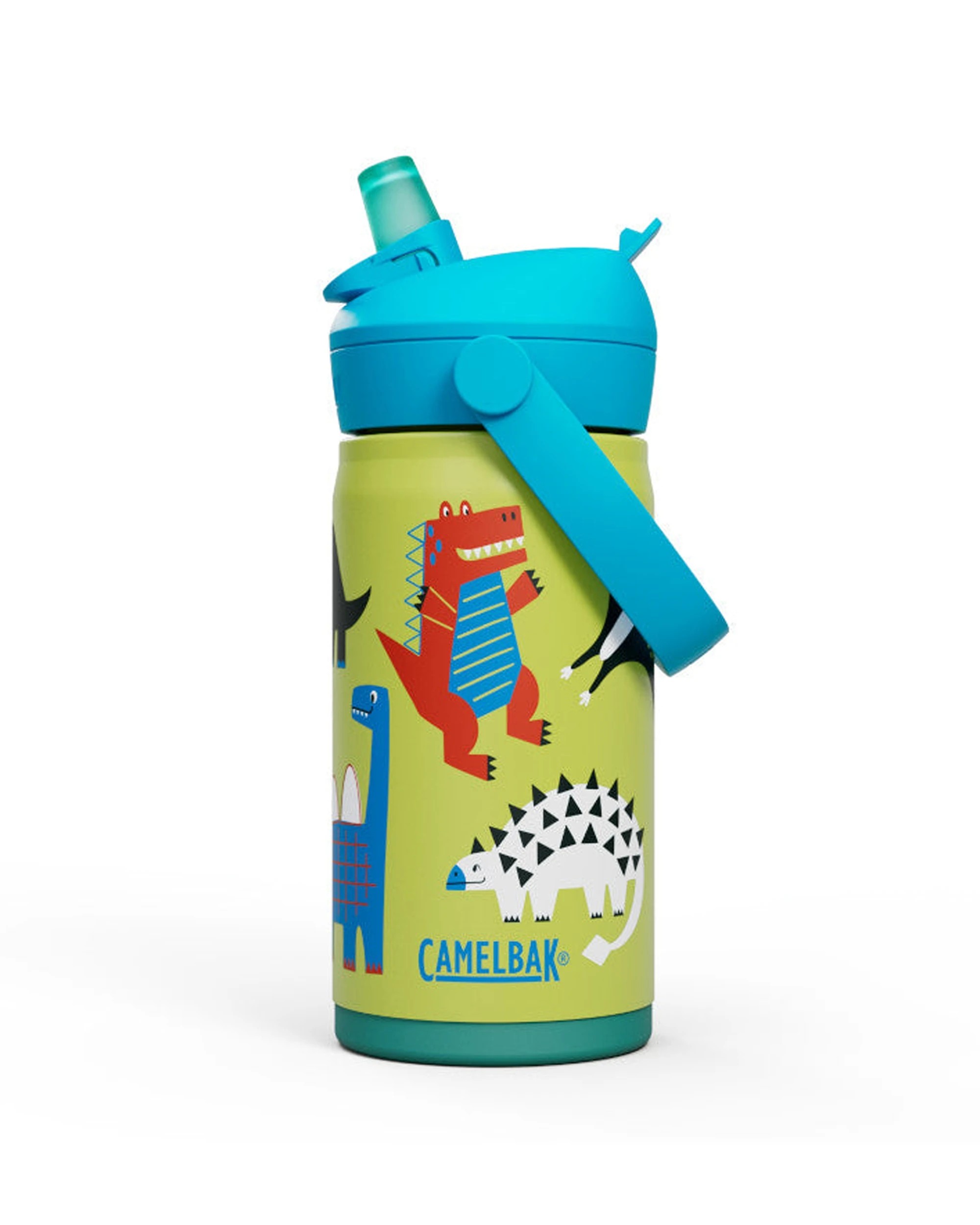 2 Camelbak Australia Thrive Flip Kids VSS Insulated Drink Bottle 350ML Dino Jam - Pattern, 2 of 4