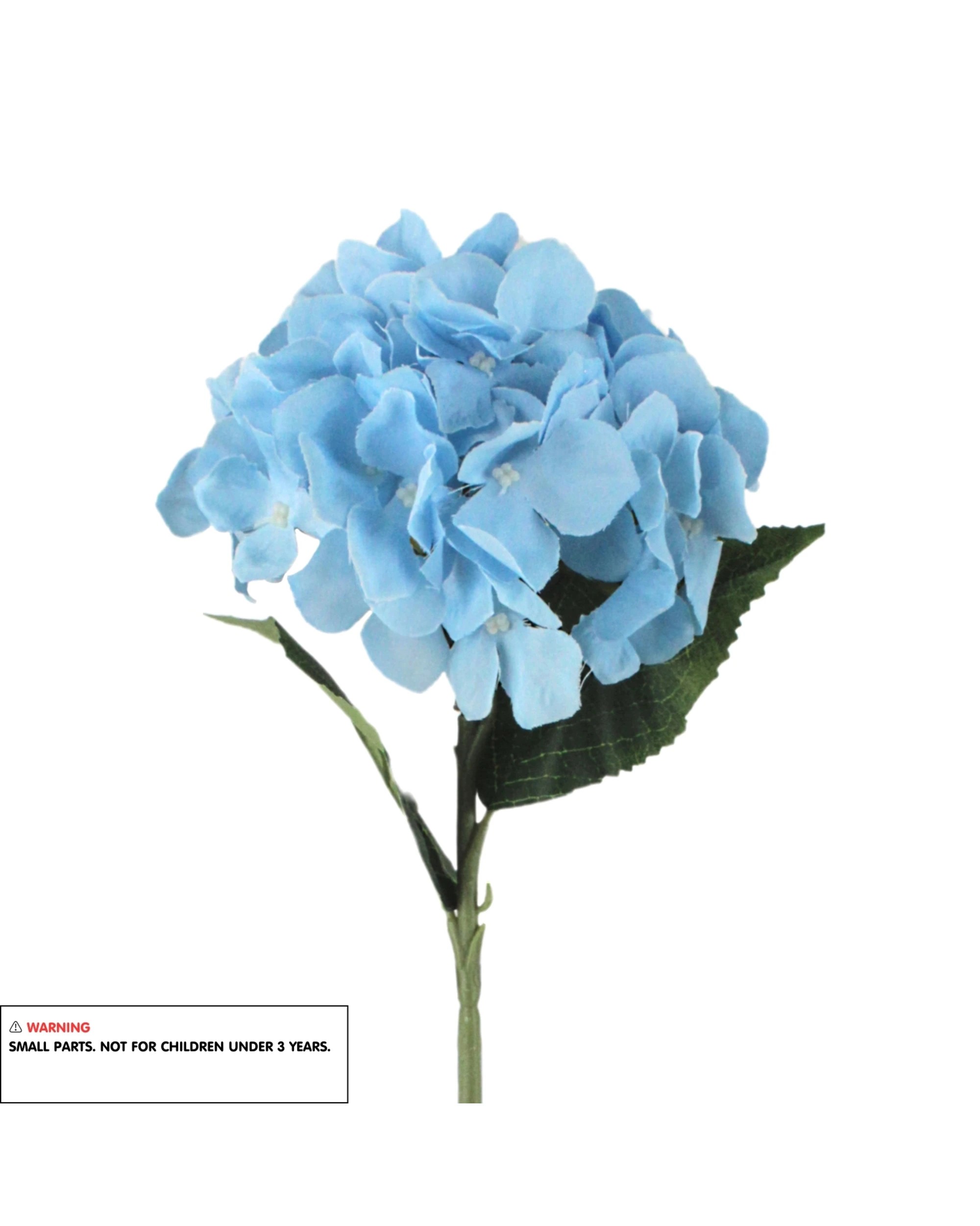3 Gold Star Artificial Pastel Hydrangea 1 Stem - Blue, 3 of 3