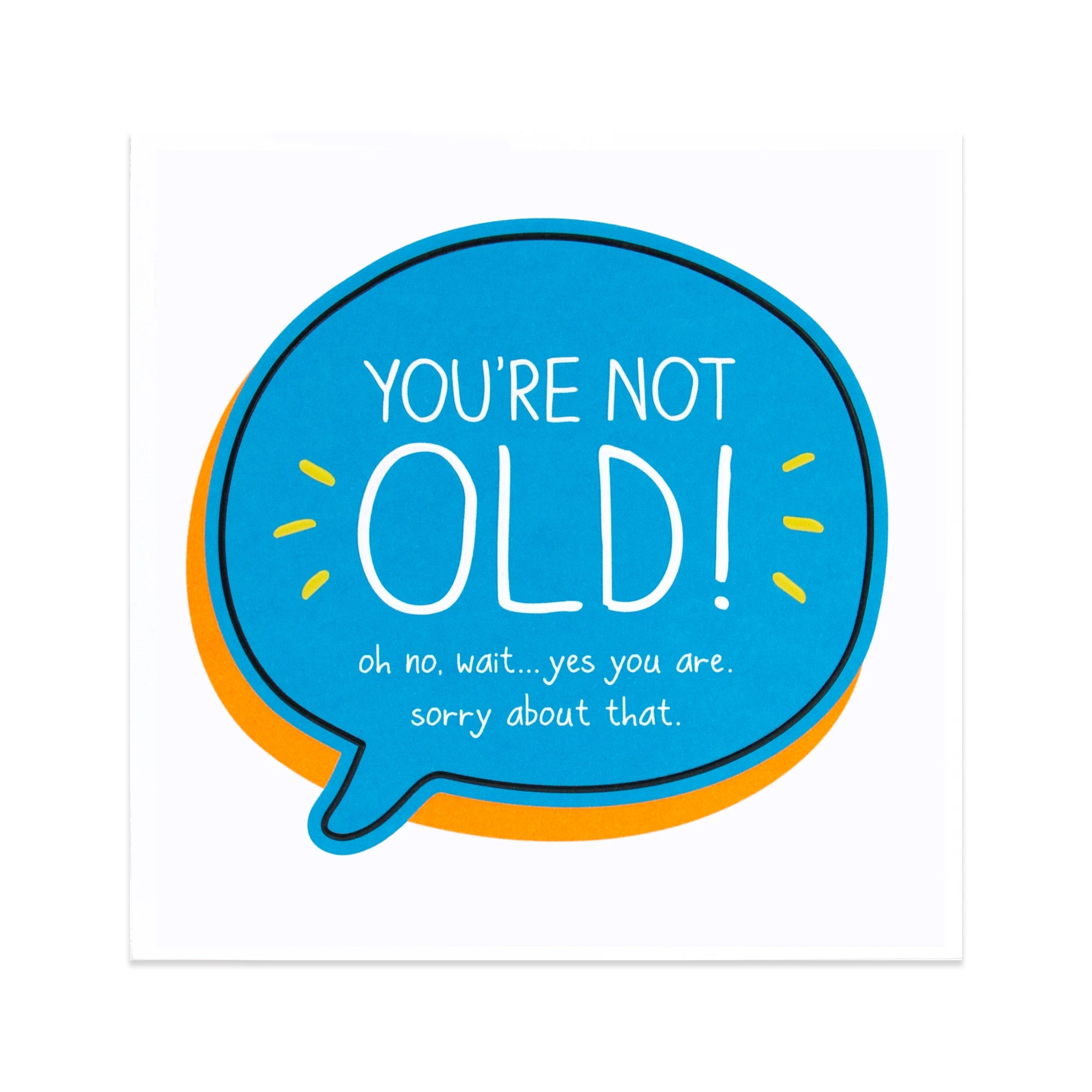 1 Hallmark Happy Birthday Card - You're Not Old, 1 of 2