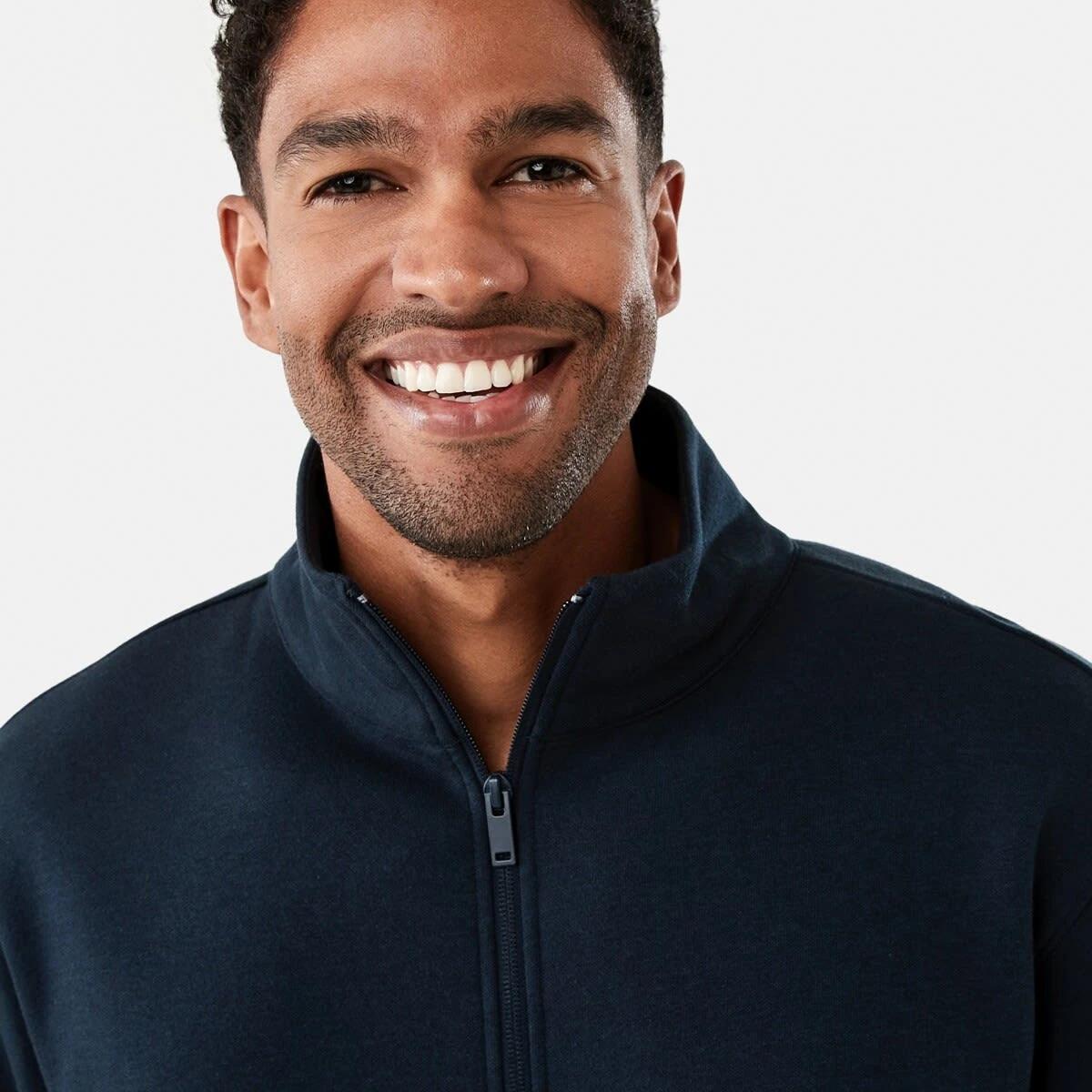4 Active Mens Half Zip Pullover Shade Navy, 4 of 6