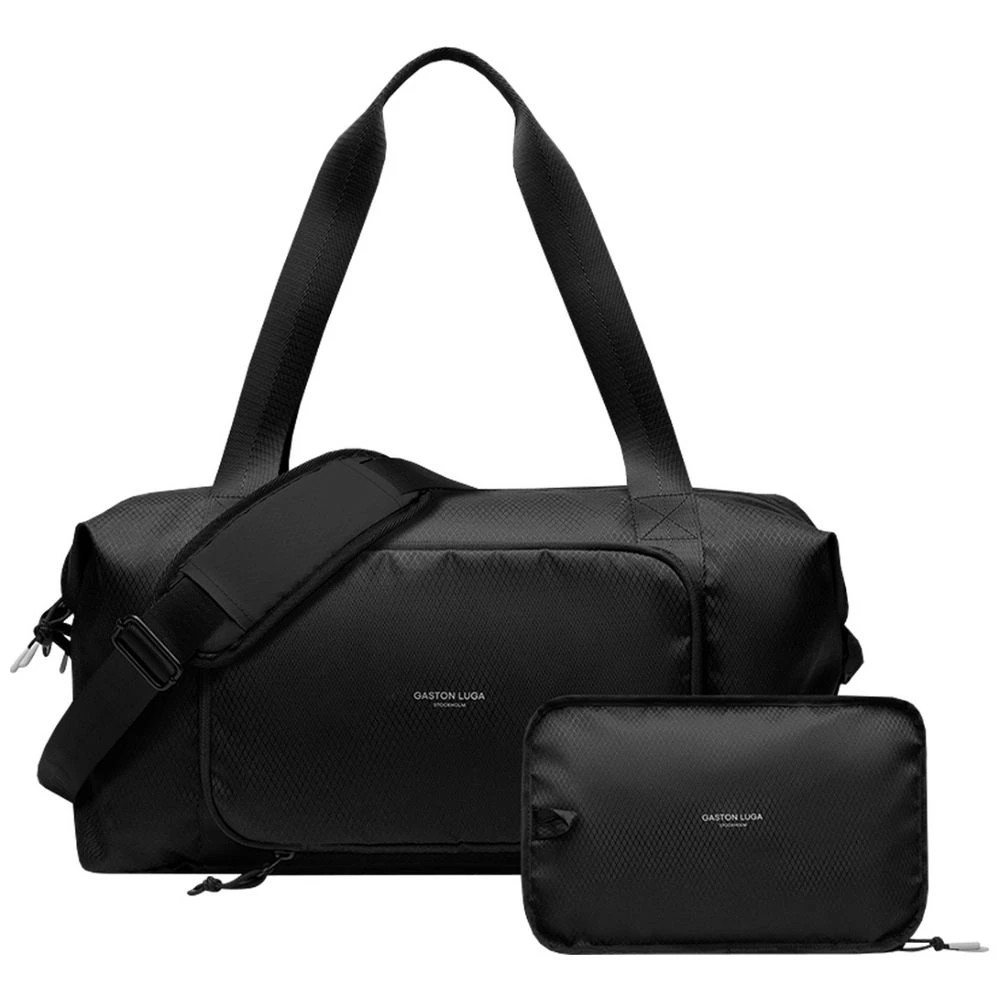 1 Gaston Luga Lightweight Packable Duffel Black, 1 of 7