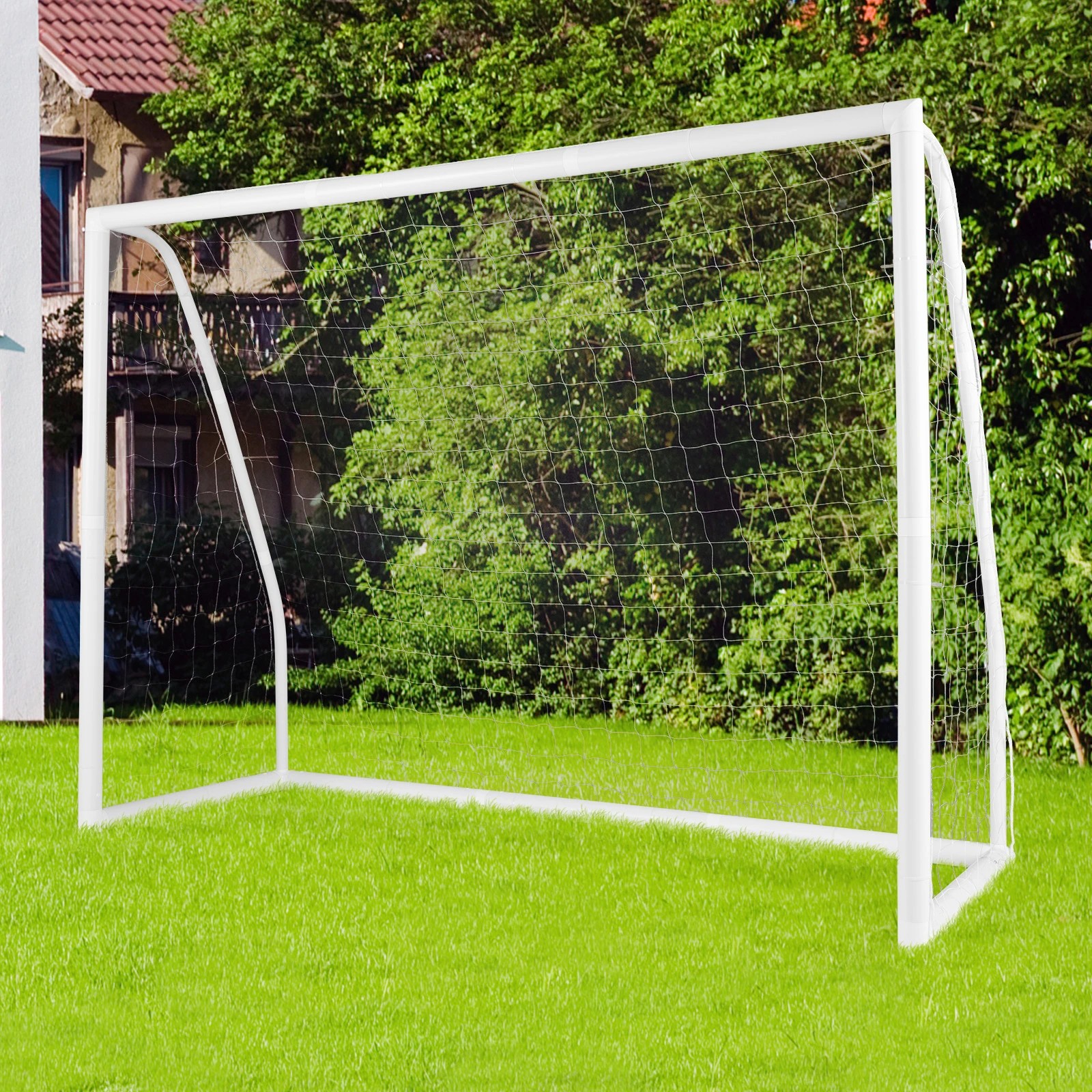 3 Costway Soccer Goal Kids Outdoor Football Net 2.5x1.8M, 3 of 5