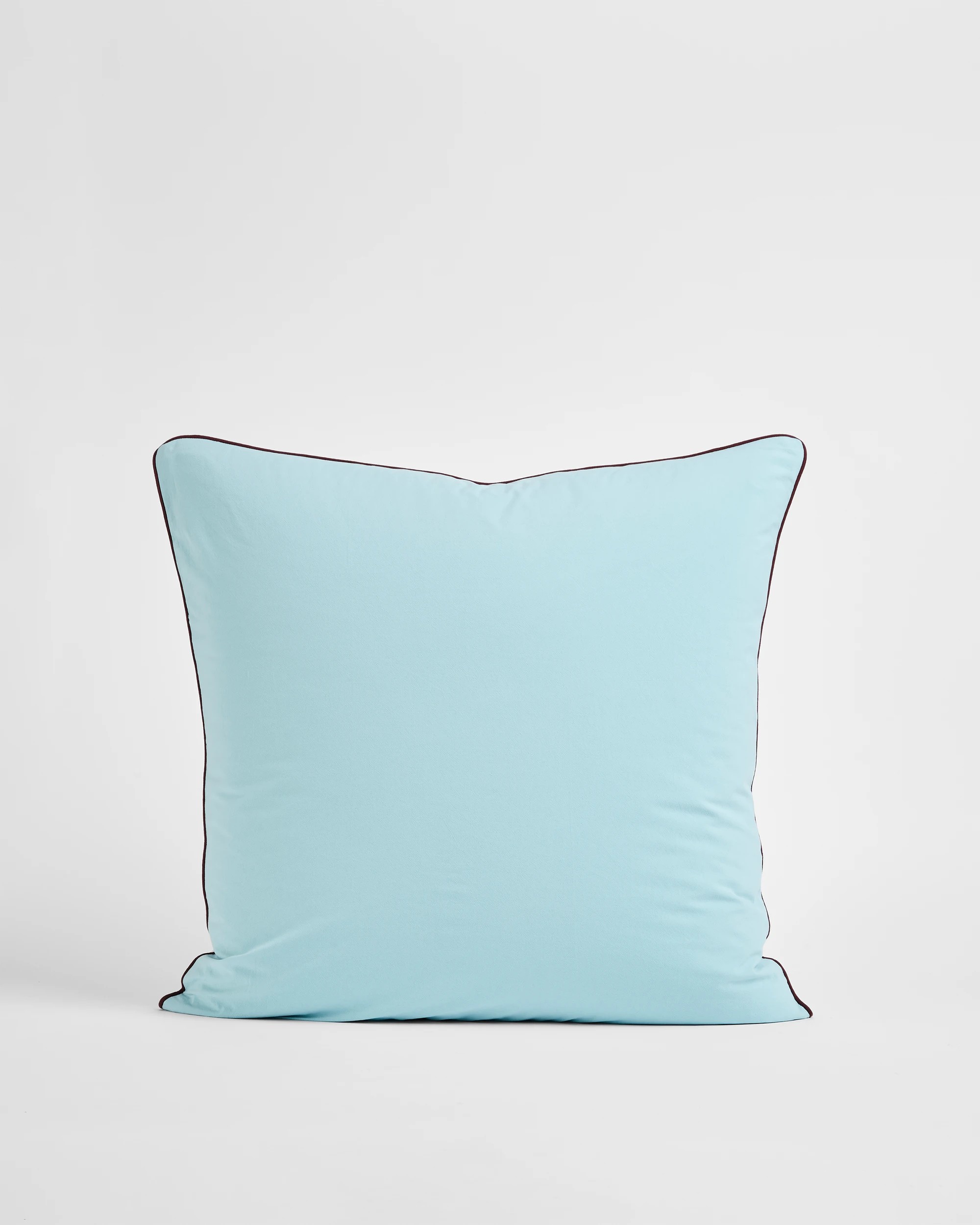 1 Arlo Polka Dot Stonewash Cotton European Pillowcase - One Size - Blue, 1 of 5