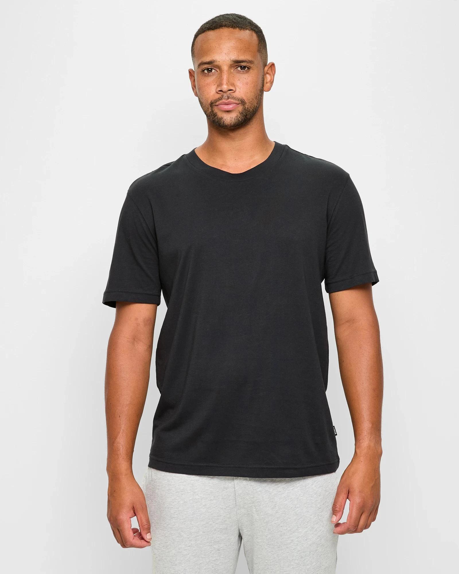 1 Australian Cotton Sleep T-Shirt - Bonds BLACK, 1 of 5