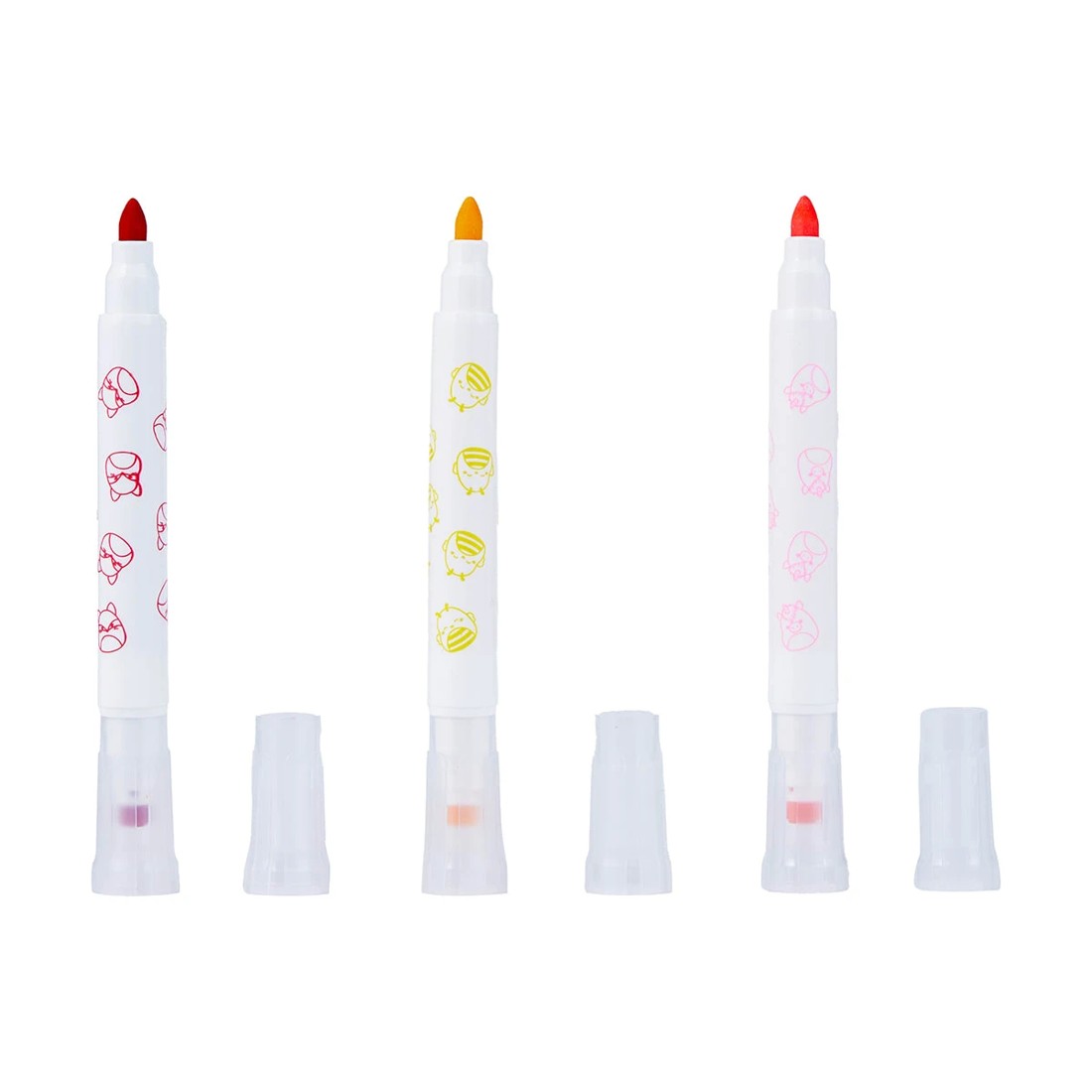 3 6 Pack Original Squishmallows Dual Tip Colour Marker/Stamps Set, 3 of 9