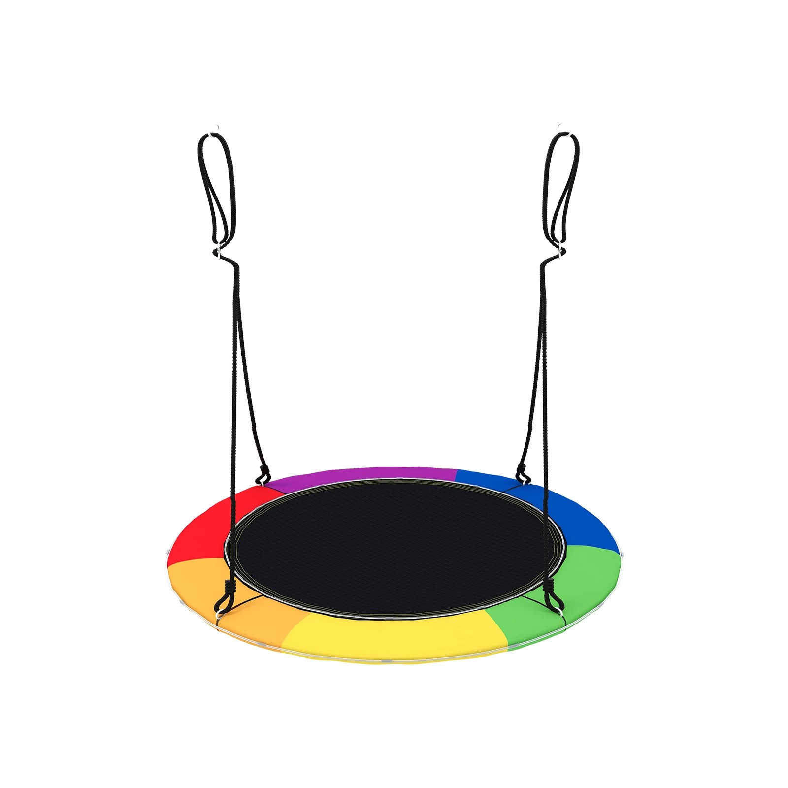 1 Costway 100cm Saucer Tree Swing 300KG Swing Seat Hammock, 1 of 2