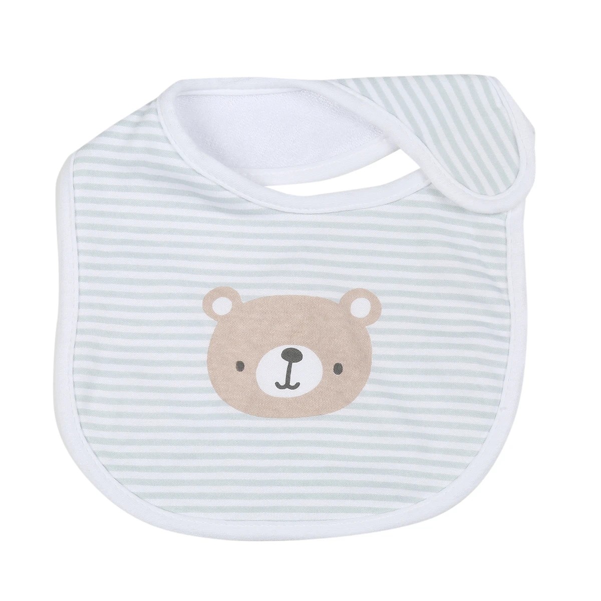 4 3 Pack Organic Cotton Bibs - Animals, 4 of 5
