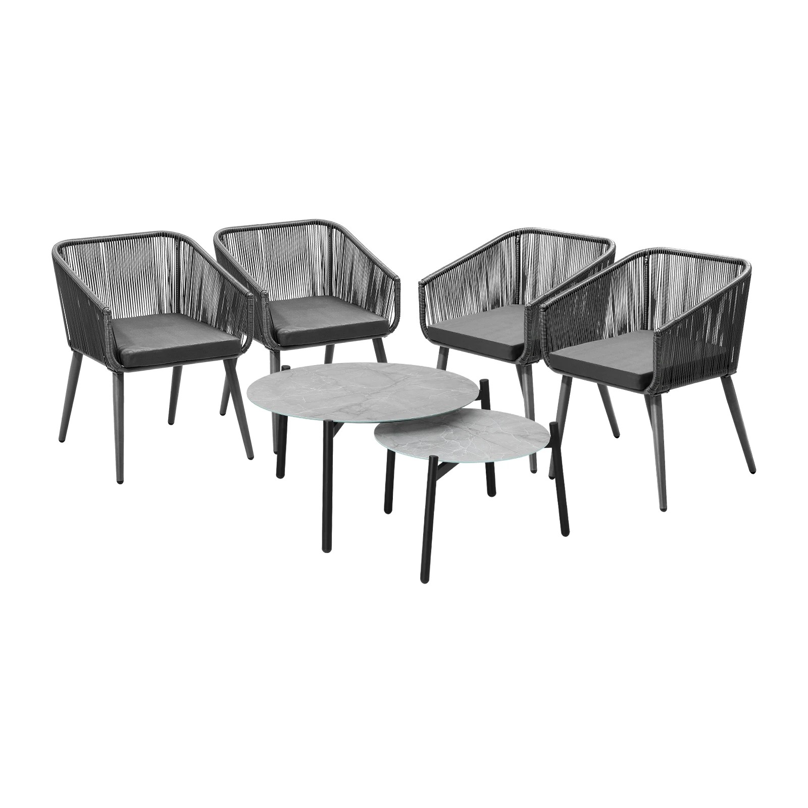 1 Livsip 6 Piece Outdoor Patio Set Lounge Furniture Setting - Multi, 1 of 10