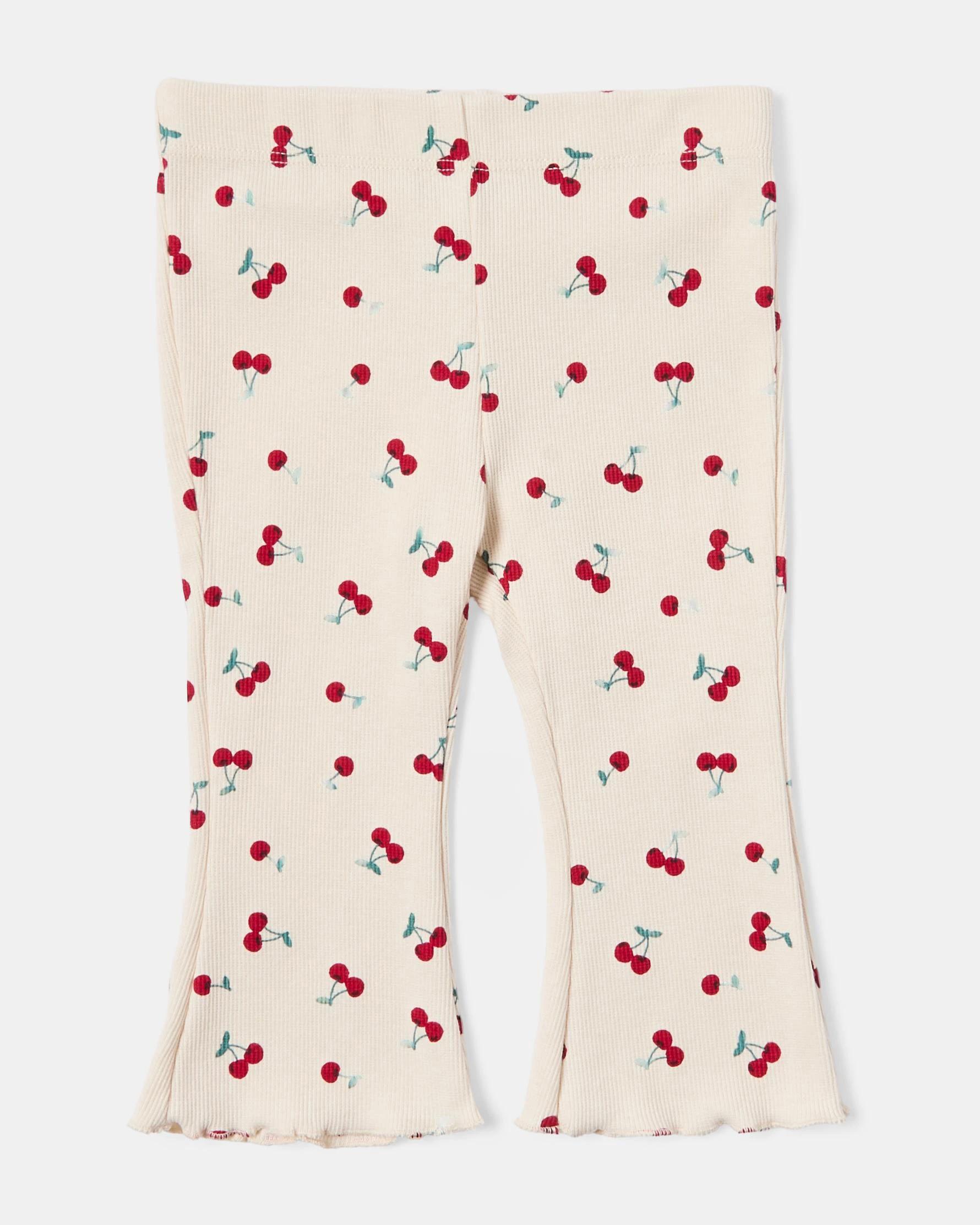 4 Rugby Sweatshirt and Flare Leggings Set Cherry, 4 of 6