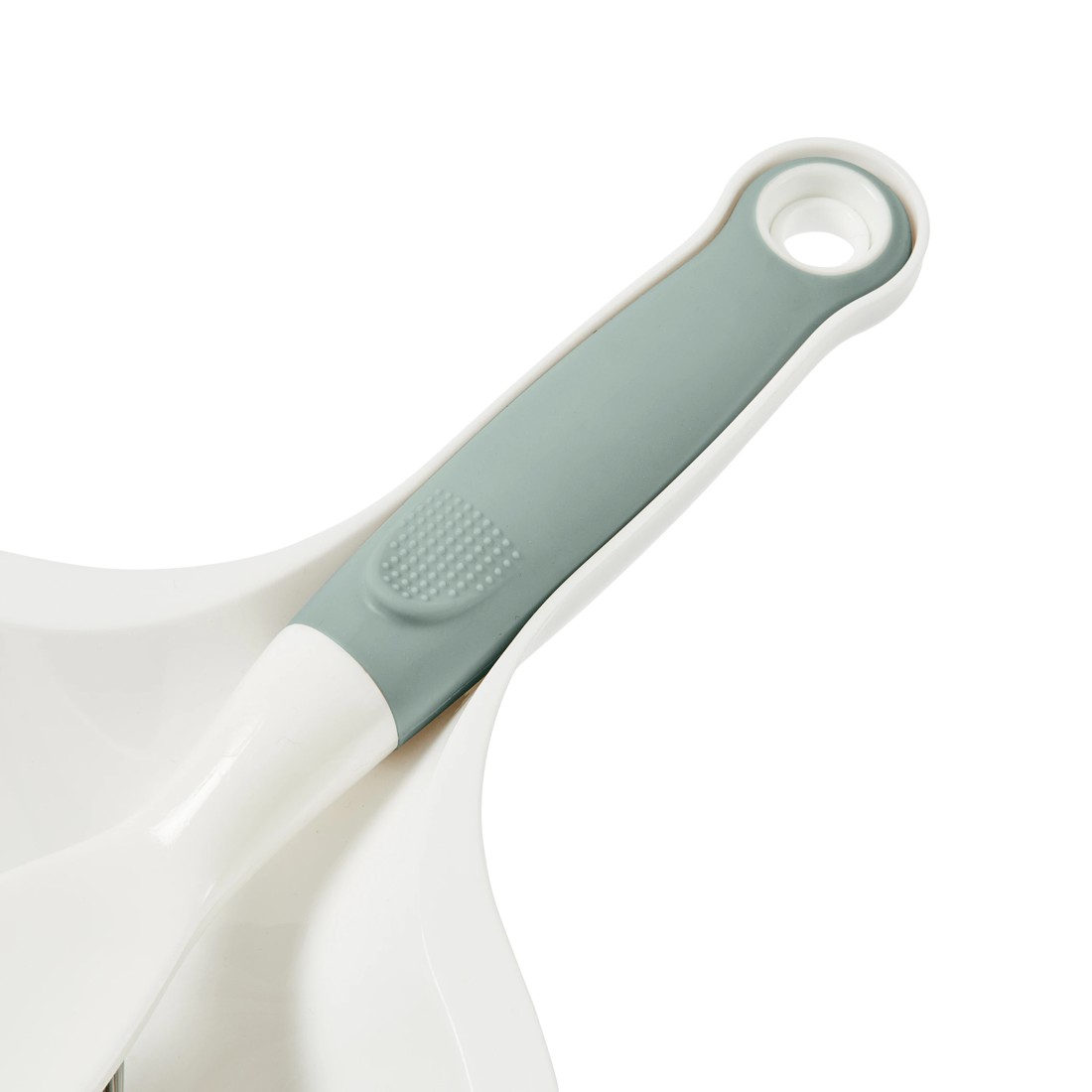 10 Dustpan and Brush - White and Grey, 10 of 10