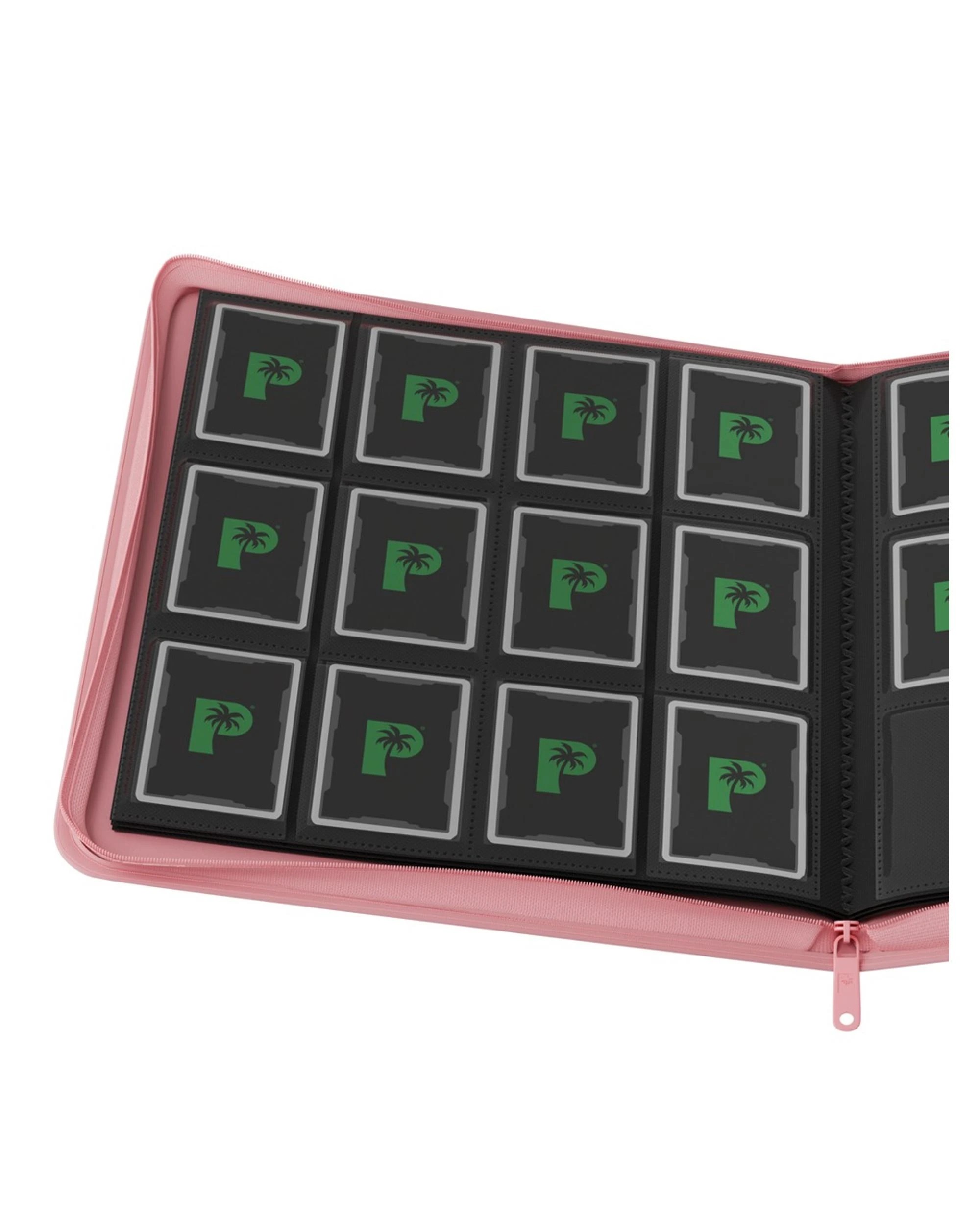 2 Palms Off Gaming Stealth 12 Pocket Zip Binder - Pink, 2 of 8