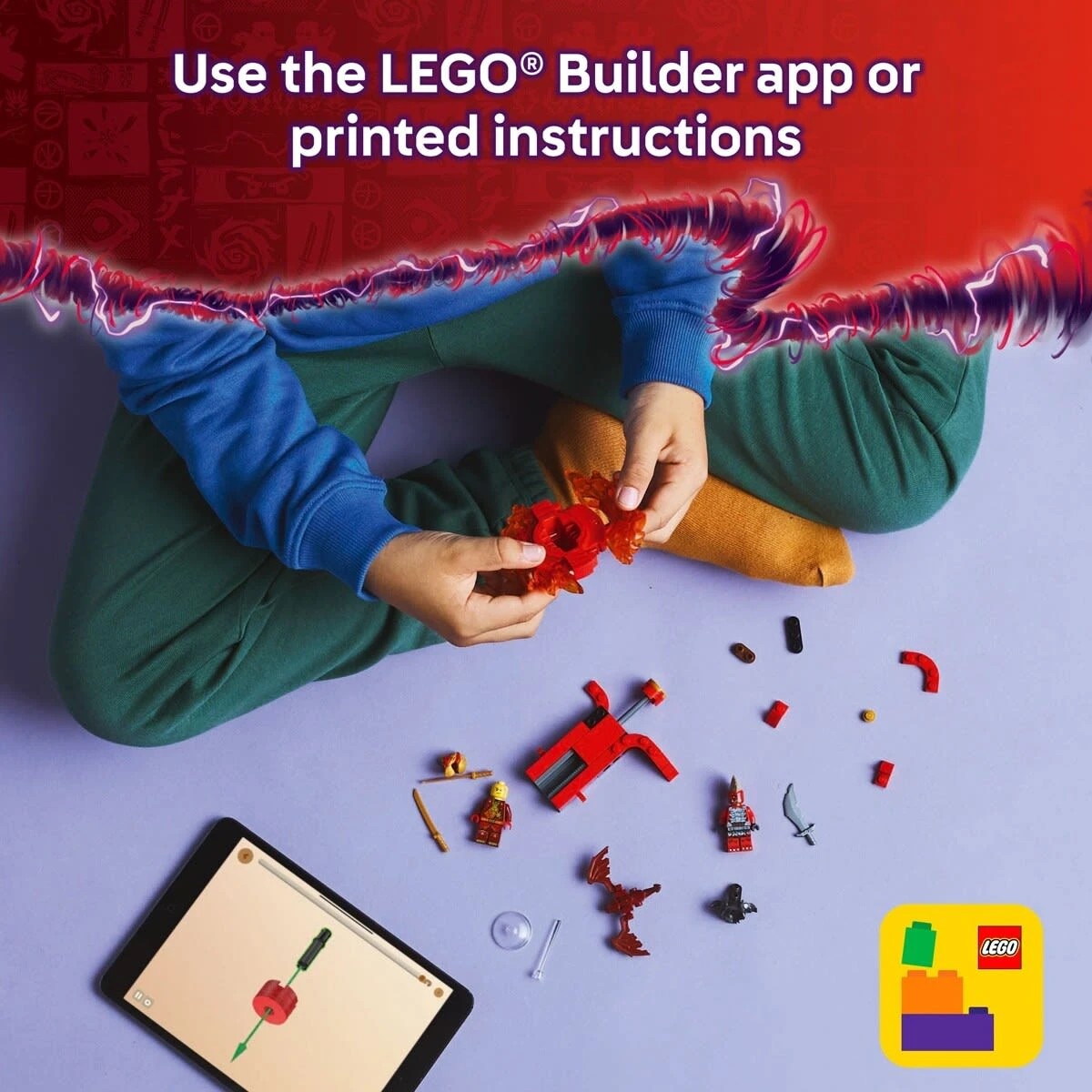 9 LEGO NINJAGO Kai's Dragon Spinjitzu Spinner 71823, 9 of 10