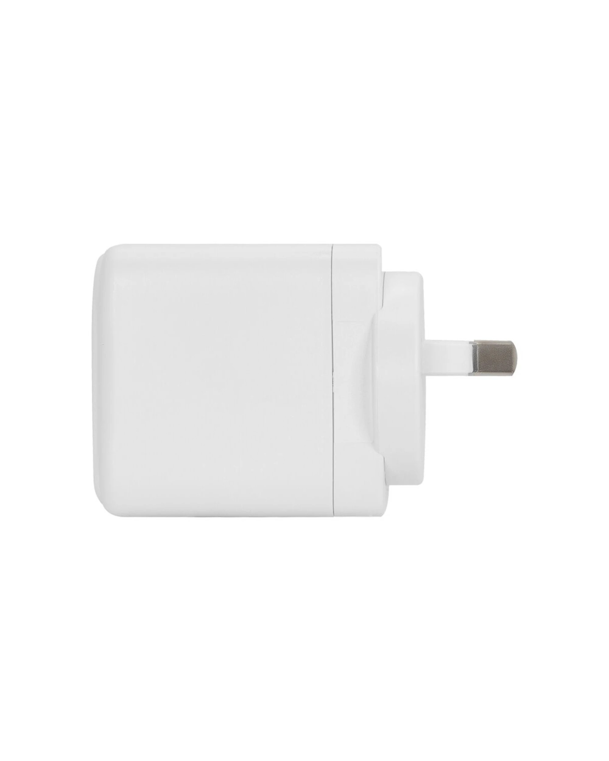 3 Moki AU/NZ PD GaN Wall Charger 2 USB-C Ports USB-A Quick-Charger 65W - White, 3 of 4