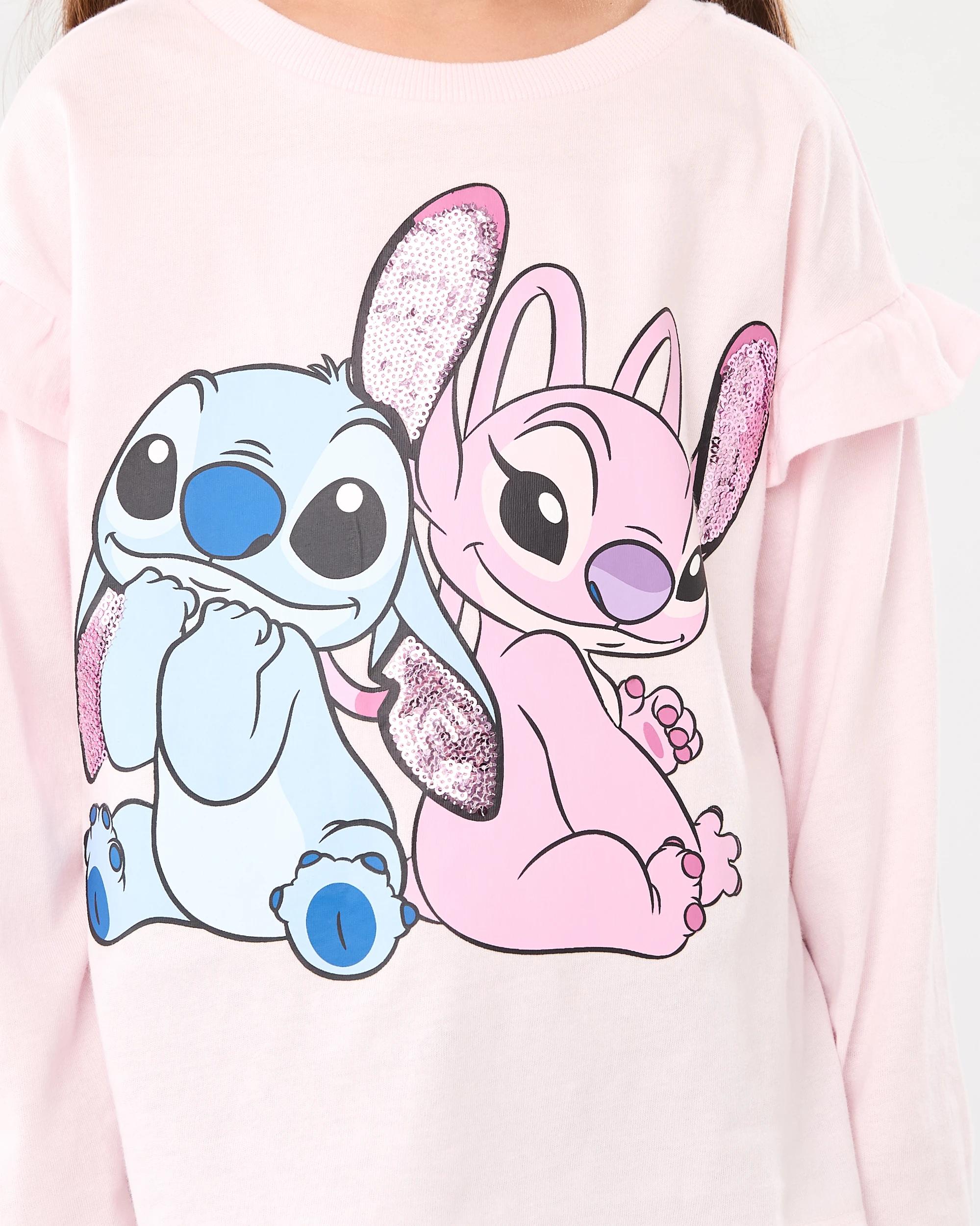 4 Disney Lilo & Stitch License Long Sleeve T-shirt Stitch, 4 of 7