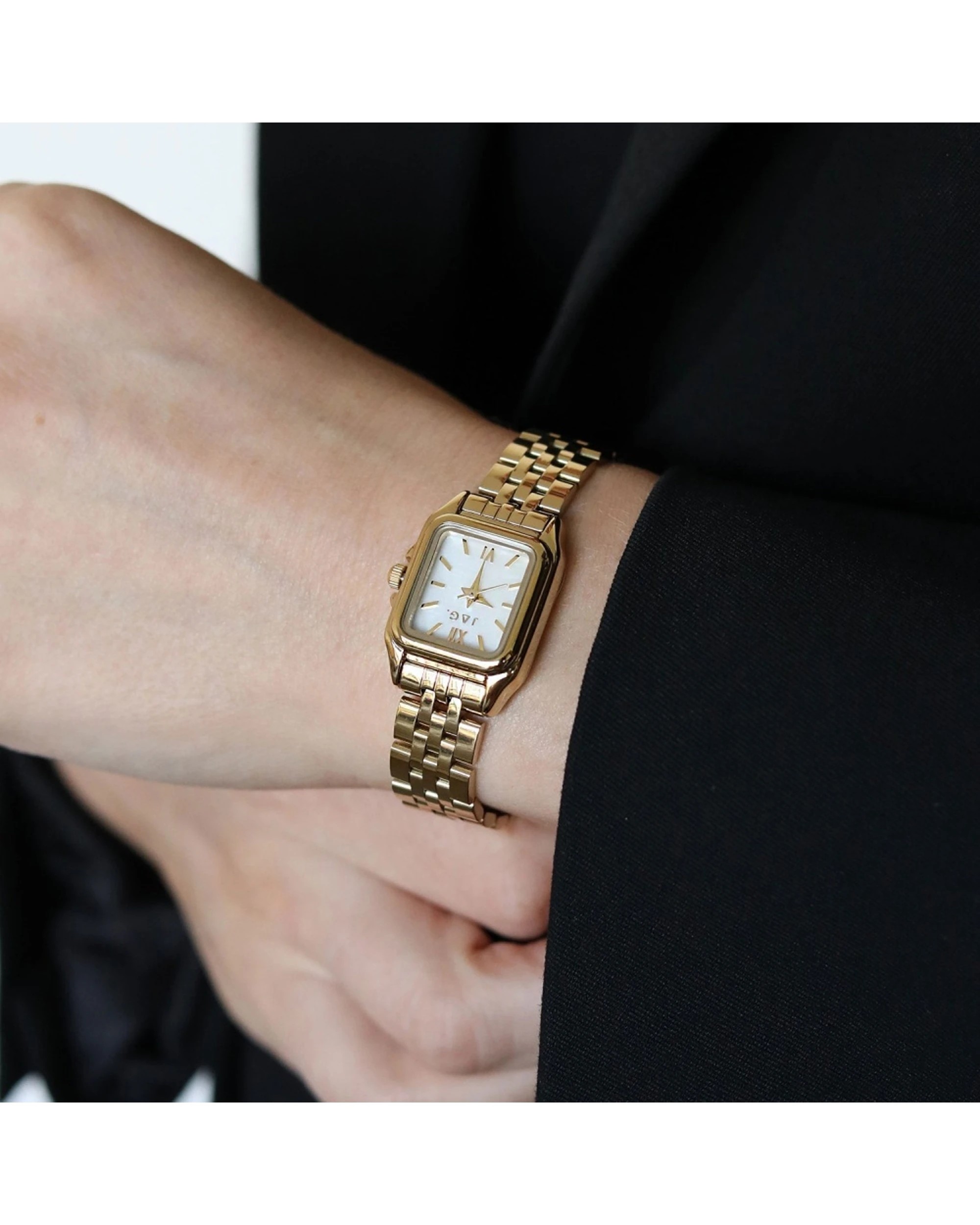 4 JAG Berrima Women's Gold Stainless Steel Watch 20.3mm Mother of Pearl Dial, 4 of 5