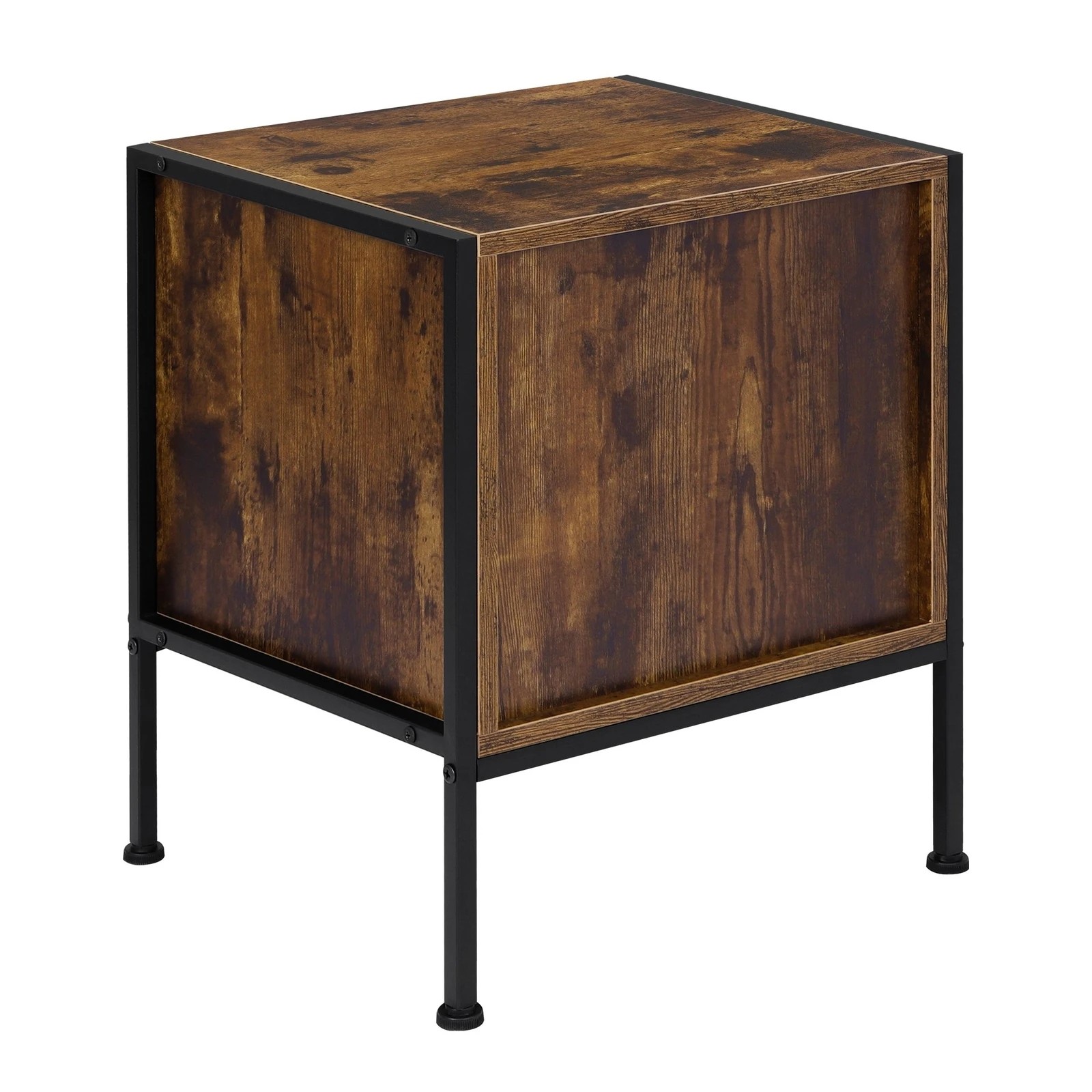 3 Alfordson 2x Bedside Table Retro Nightstand 2 Drawers - Oak, 3 of 10
