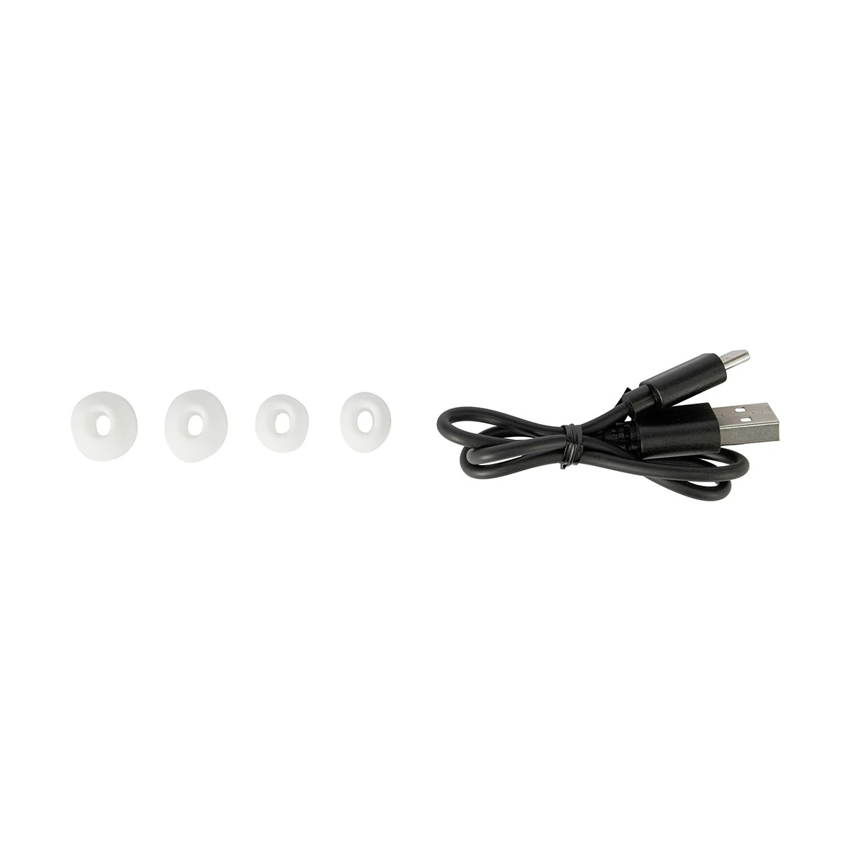 6 True Wireless Earphones with Noise Cancelling - White, 6 of 7