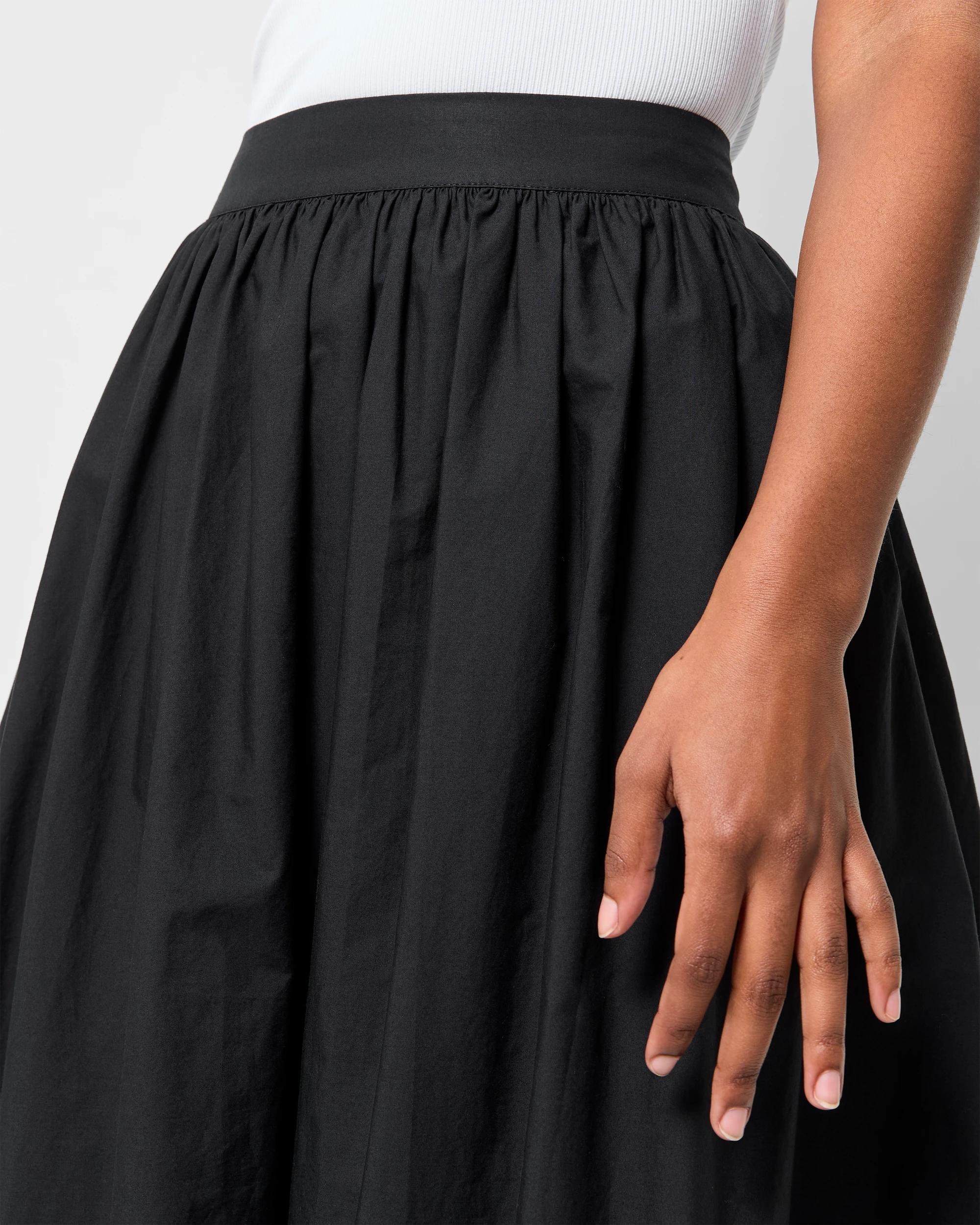 5 Target Petites Poplin Balloon Skirt BLACK, 5 of 5