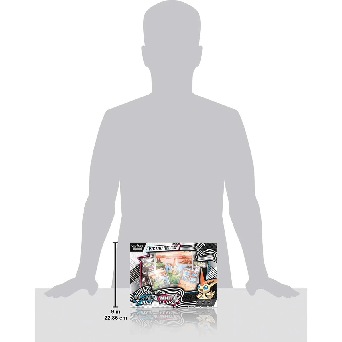 3 Pokemon Trading Card Game: Scarlet and Violet Black Bolt and White Flare Victini Illustration Collection, 3 of 4