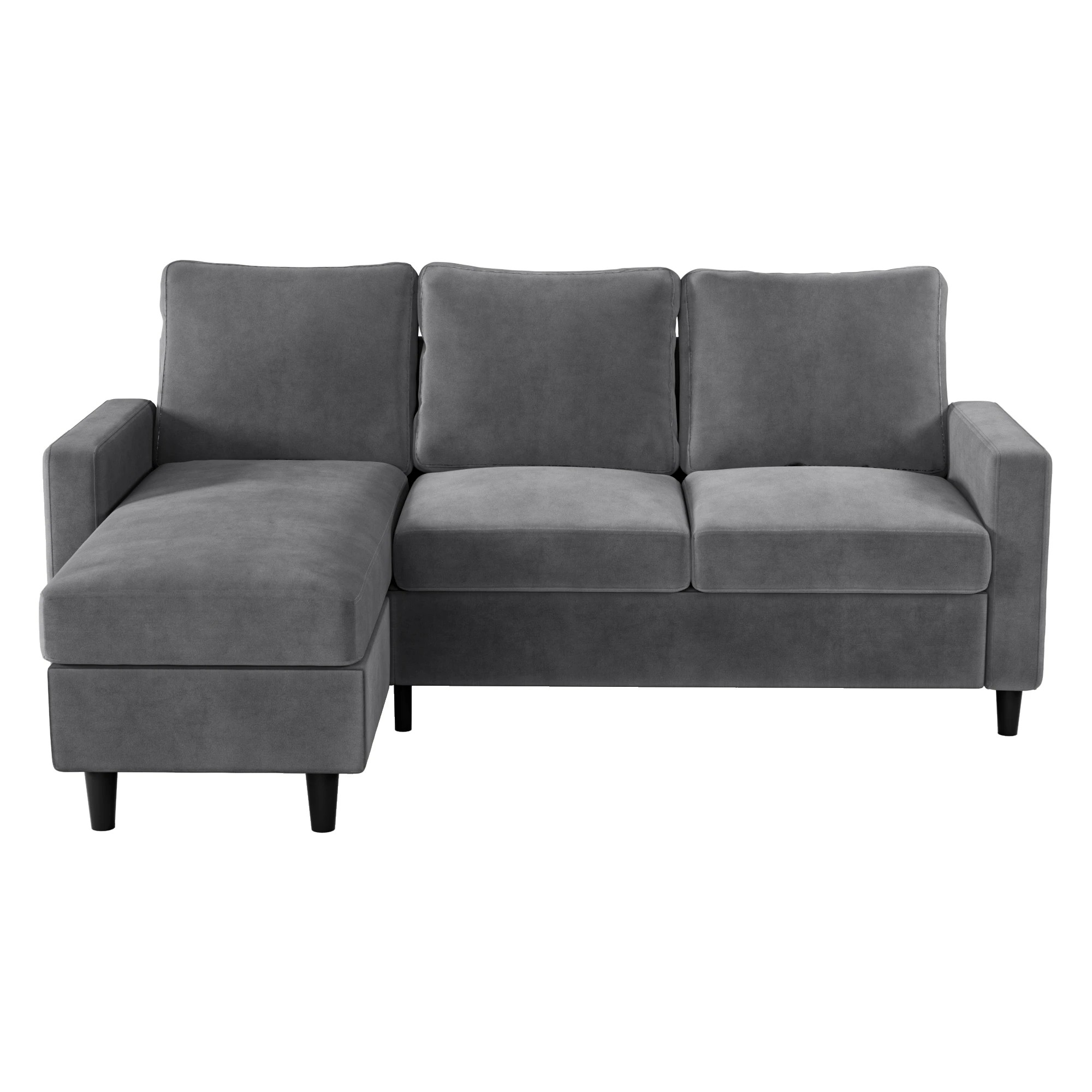 1 Levede 3 Seater L-shaped Convertible Sofa, 1 of 4