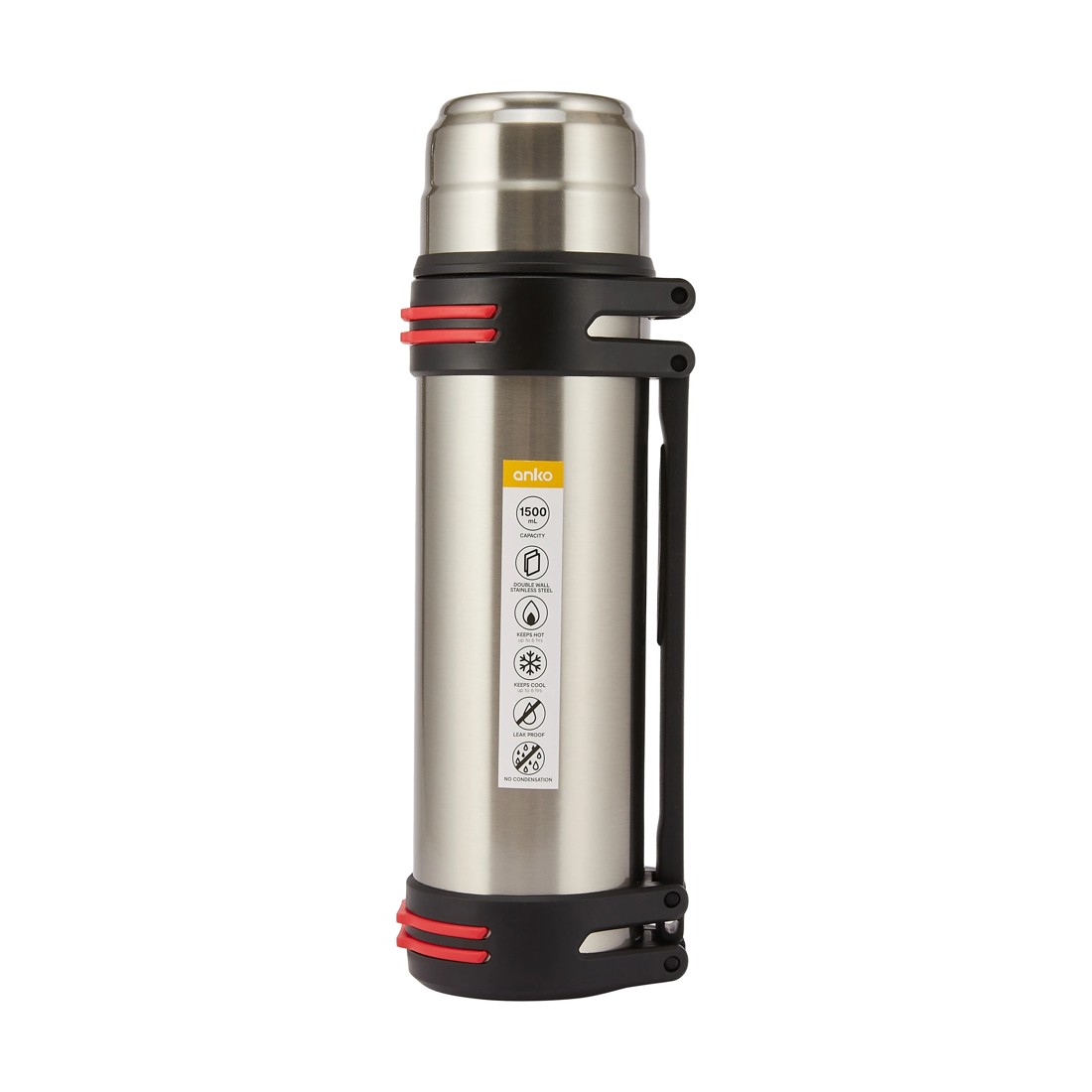 8 1.5L Silver Vacuum Flask, 8 of 8