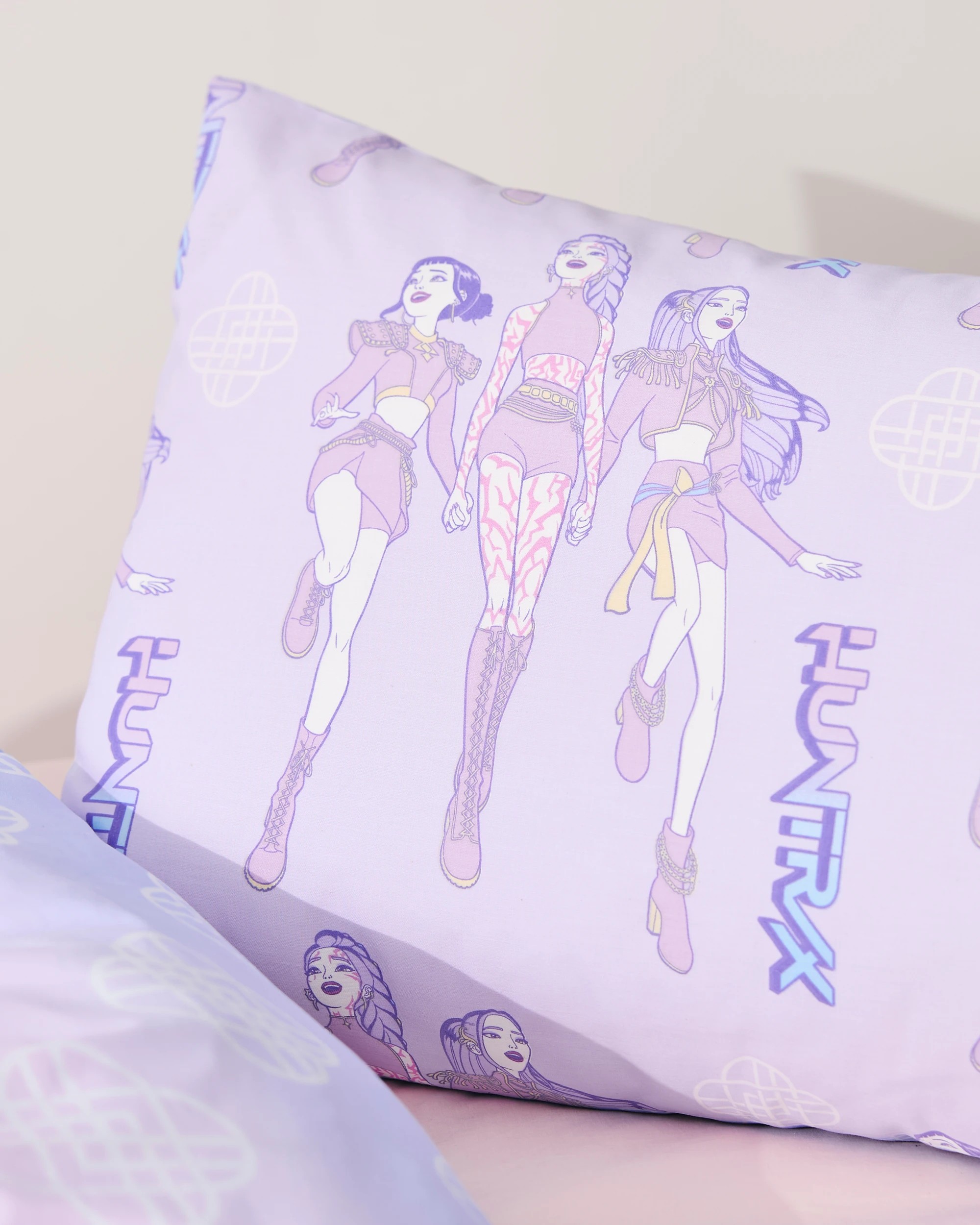 5 KPop Demon Hunters Quilt Cover Set - Queen Bed - Purple, 5 of 10