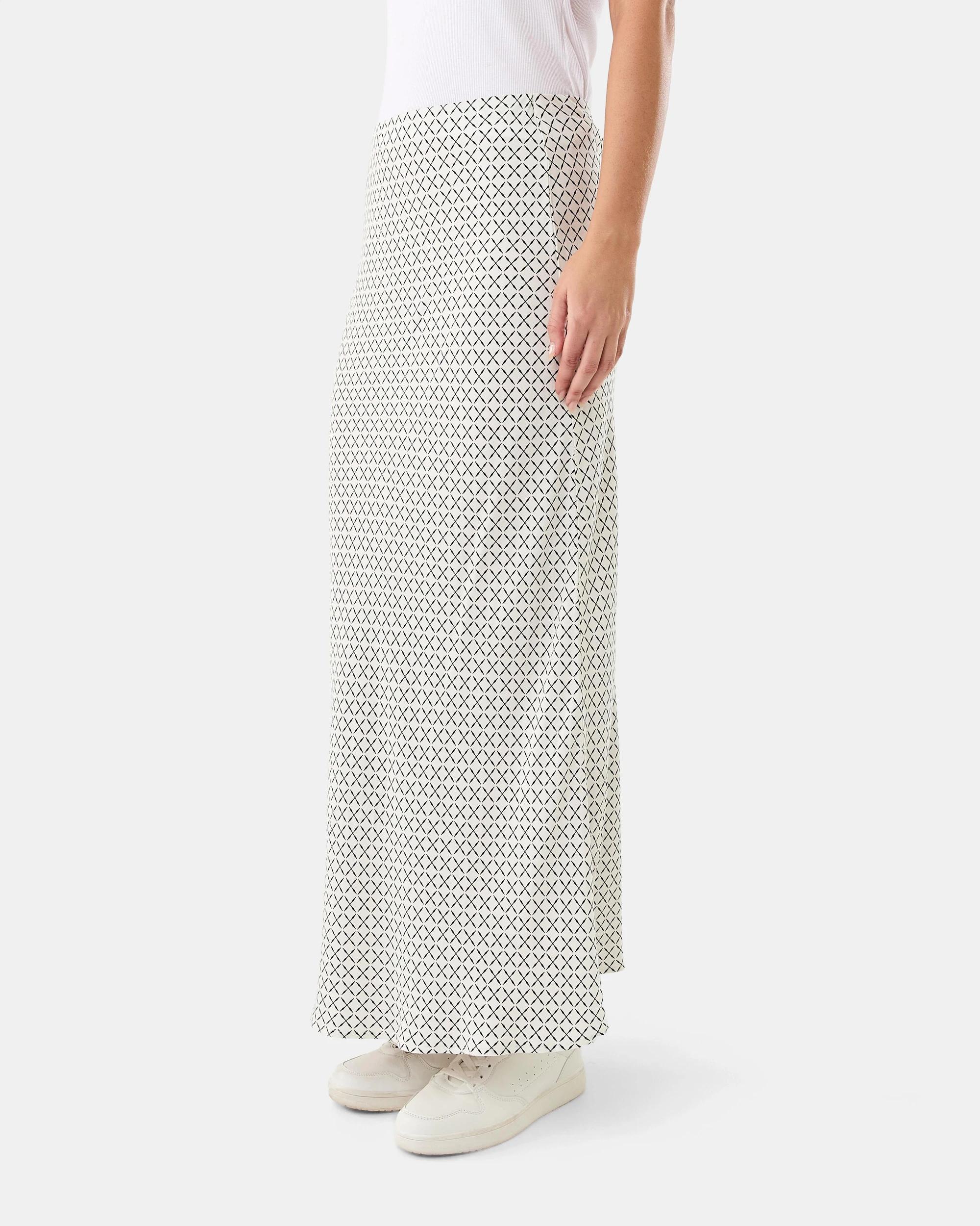 2 Maxi Slip Skirt White Tile, 2 of 5