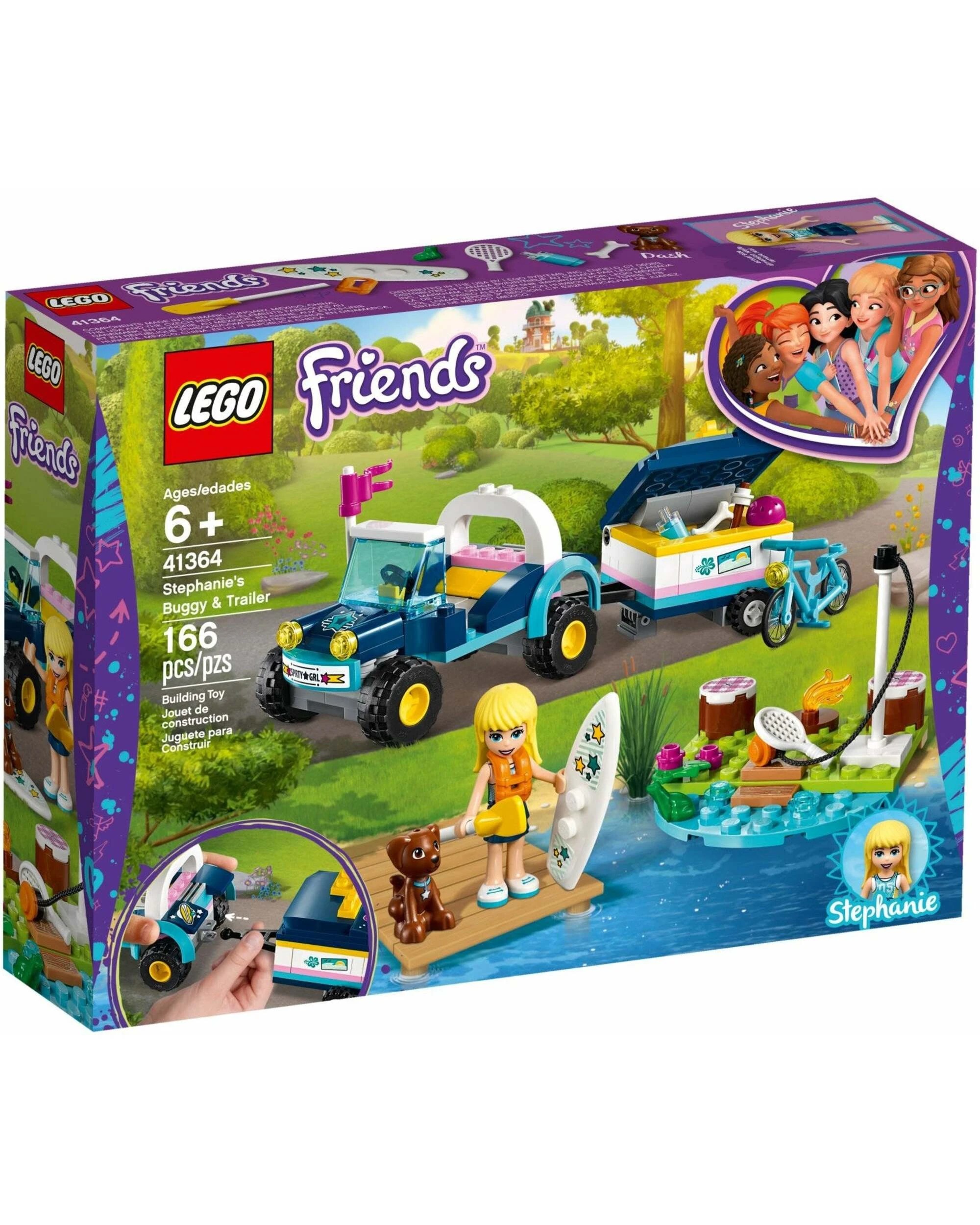 1 LEGO 41364 Friends Stephanie's Buggy & Trailer, 1 of 4