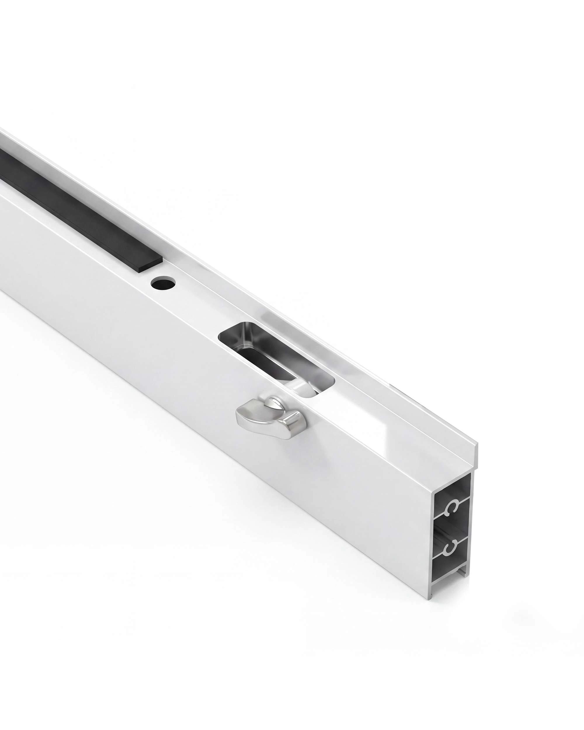 7 Advwin Aluminum Pet Door Insert for Sliding Glass Patio Door, Adjustable Height Lockable, 7 of 9