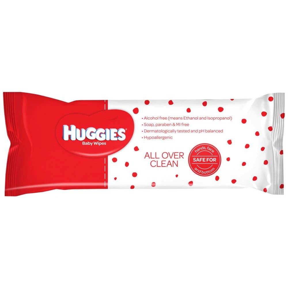 4 Huggies Essentials Baby Wipes Fragrance Free 80 Pack, 4 of 5