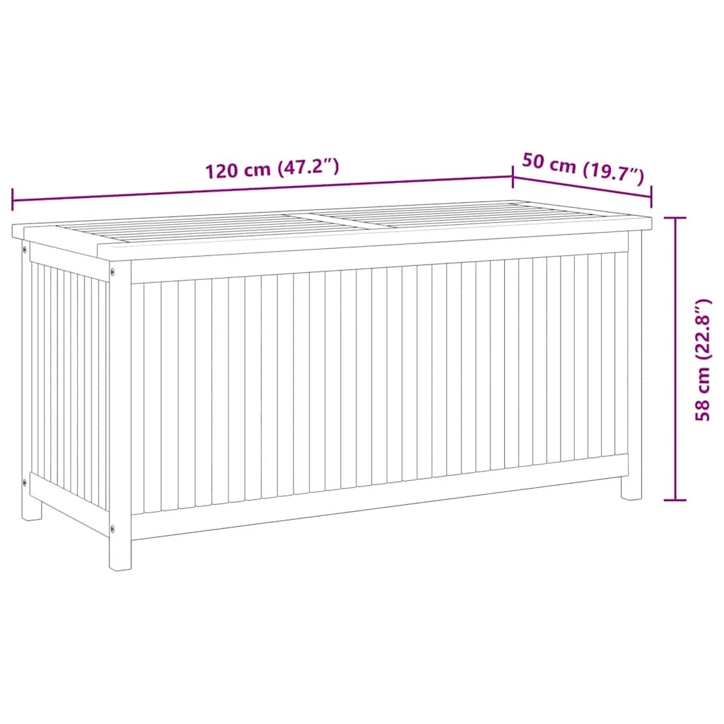 9 Vidaxl Outdoor Storage Box Wooden Outdoor Storage Box - Brown, 9 of 10