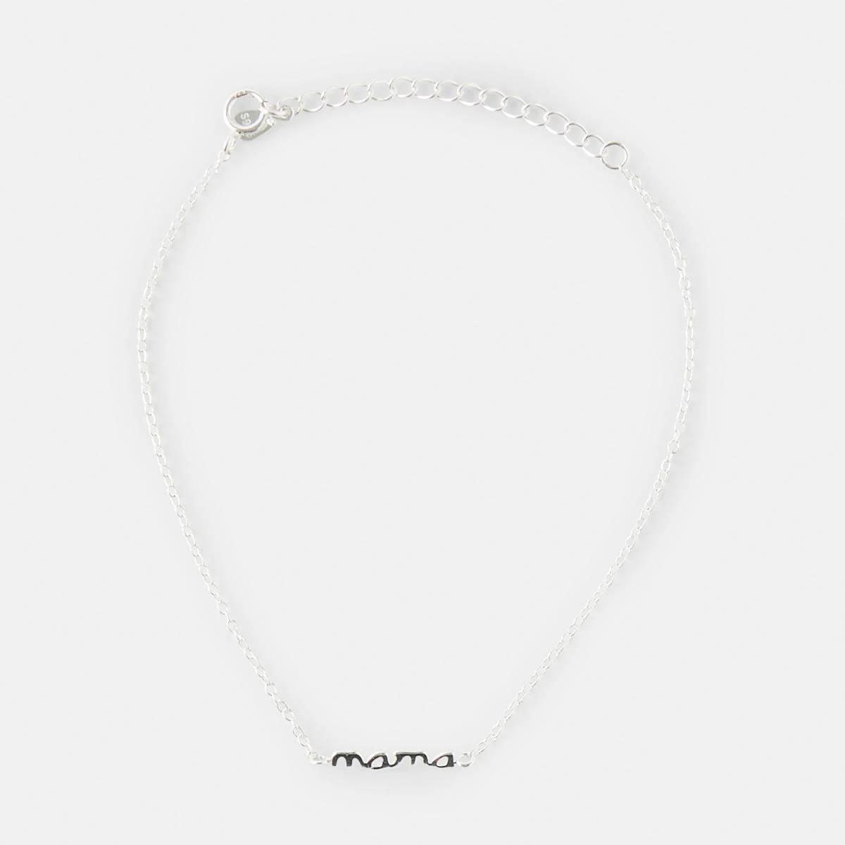 2 Mother's Day Sterling Silver 'Mama' Bracelet Silver, 2 of 4