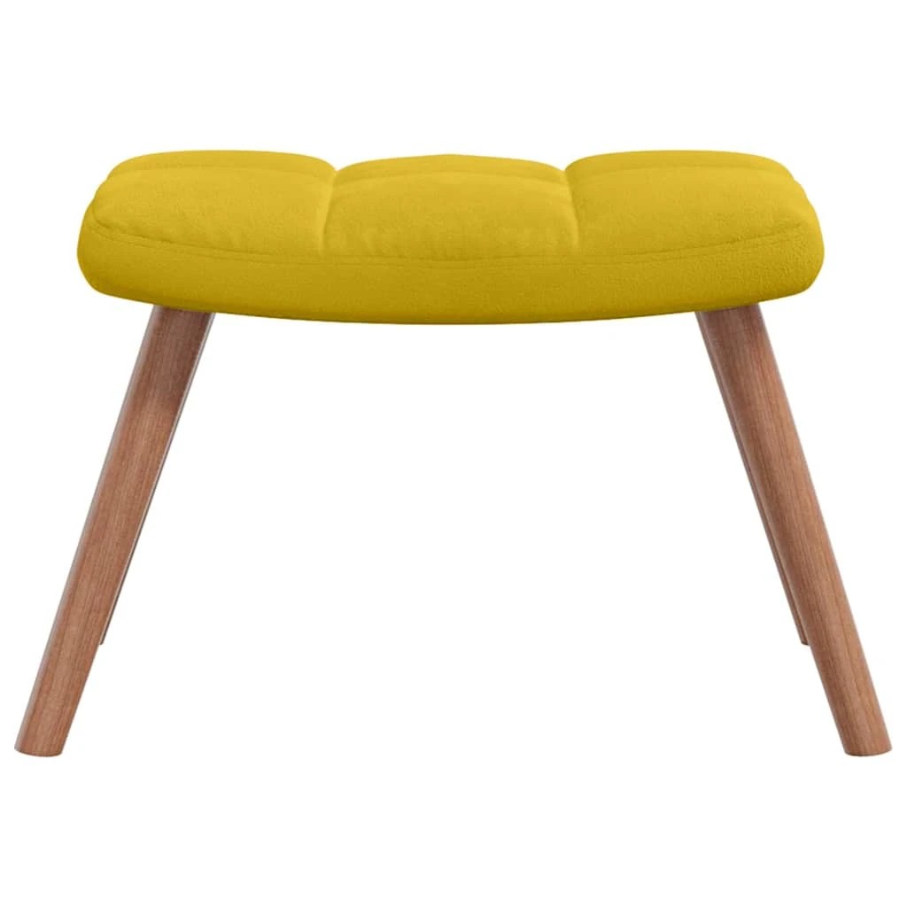7 vidaXL Relaxing chair Footrest - Yellow, 7 of 9