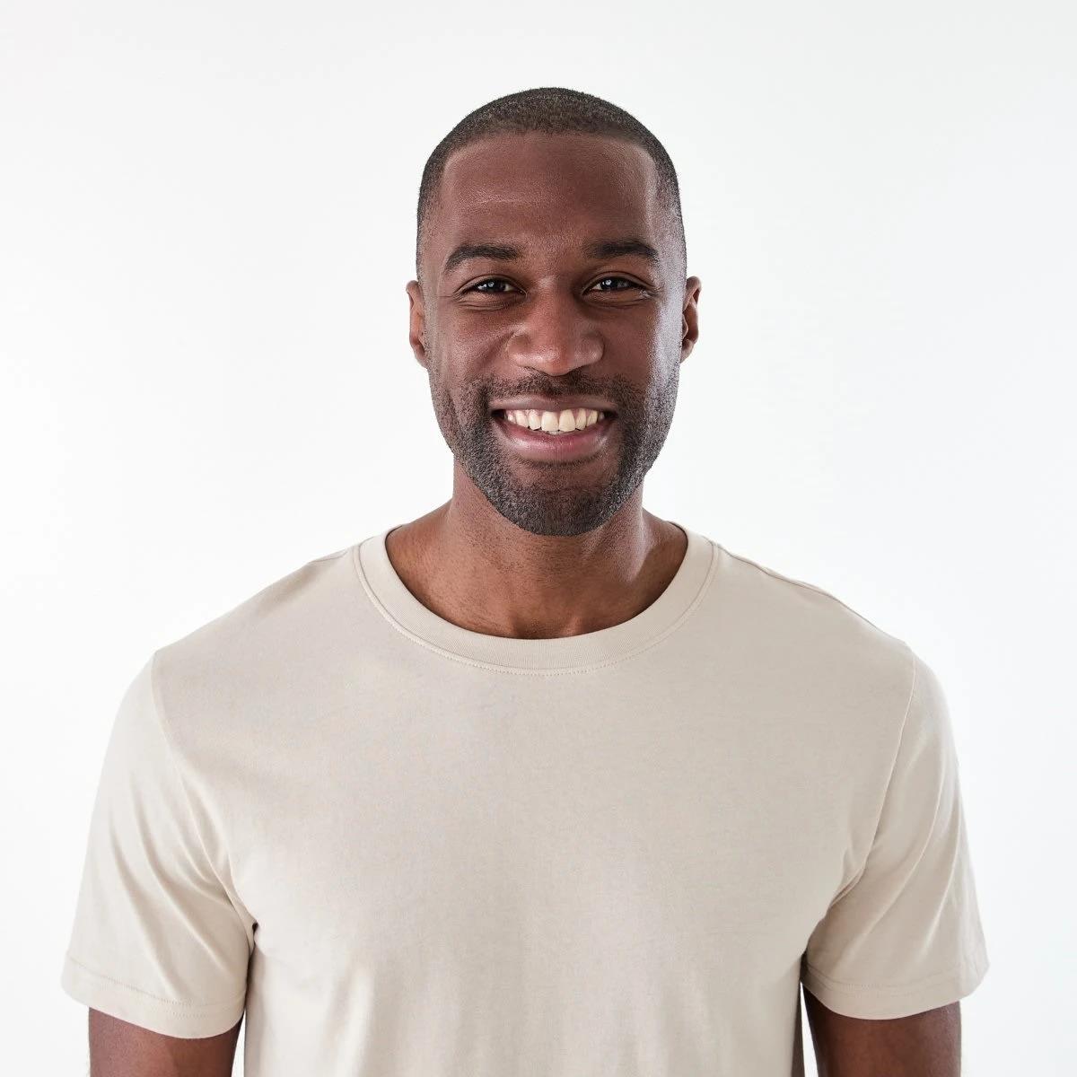 4 Australian Grown Cotton Longline T-shirt NEUTRAL, 4 of 6