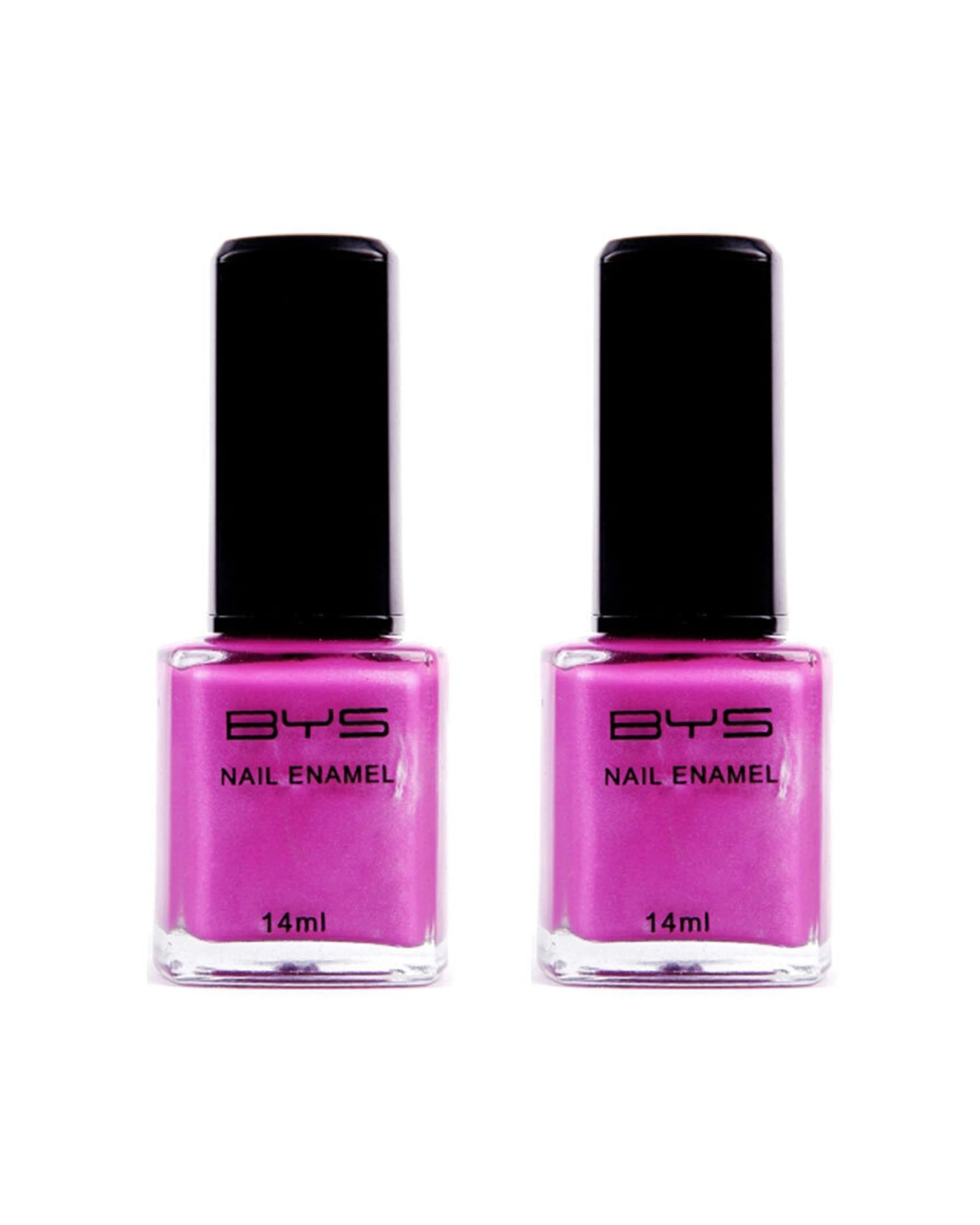 1 BYS 2PK BYS In Grape Shape Nail Polish Long Wearing Chip Resistant Quick Dry 14ml - Purple, 1 of 2